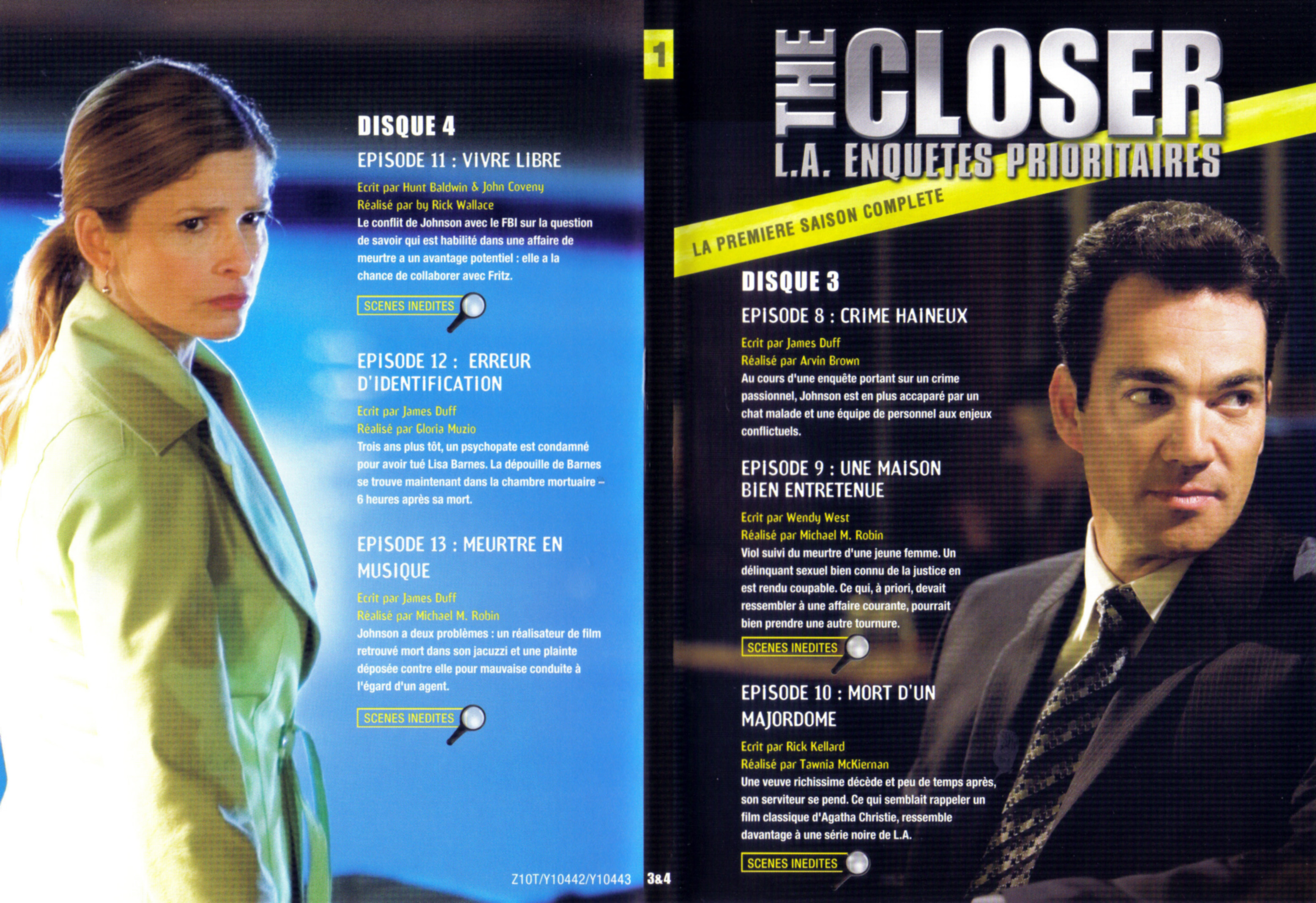 Jaquette DVD The Closer Saison 1 DVD 2