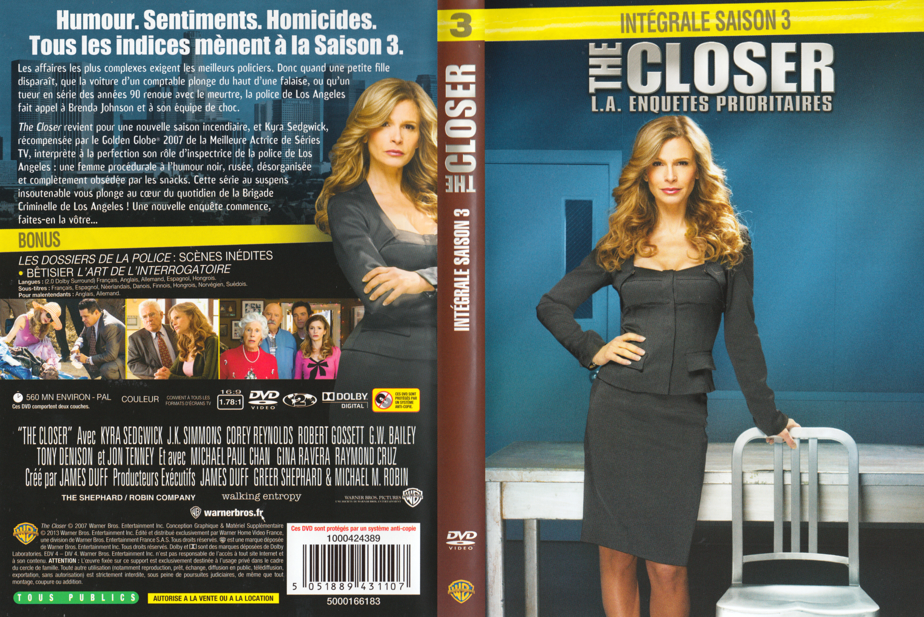 Jaquette DVD The Closer Saison 3