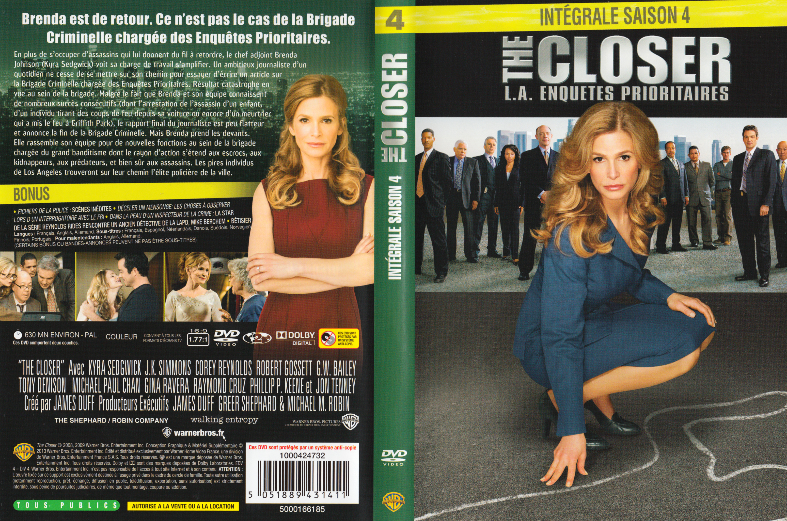 Jaquette DVD The Closer Saison 4