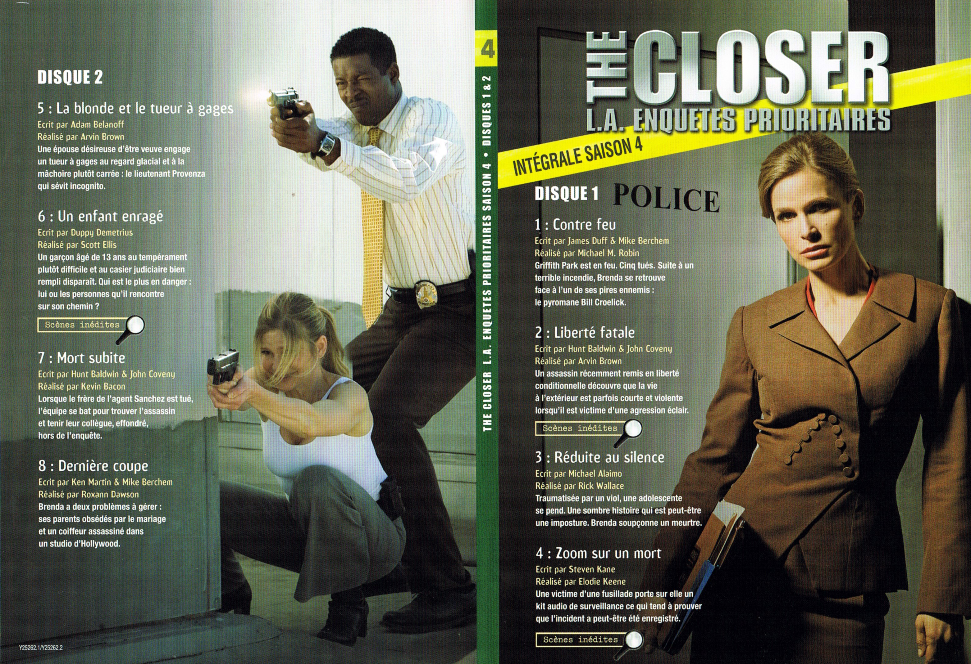 Jaquette DVD The Closer Saison 4 DVD 1