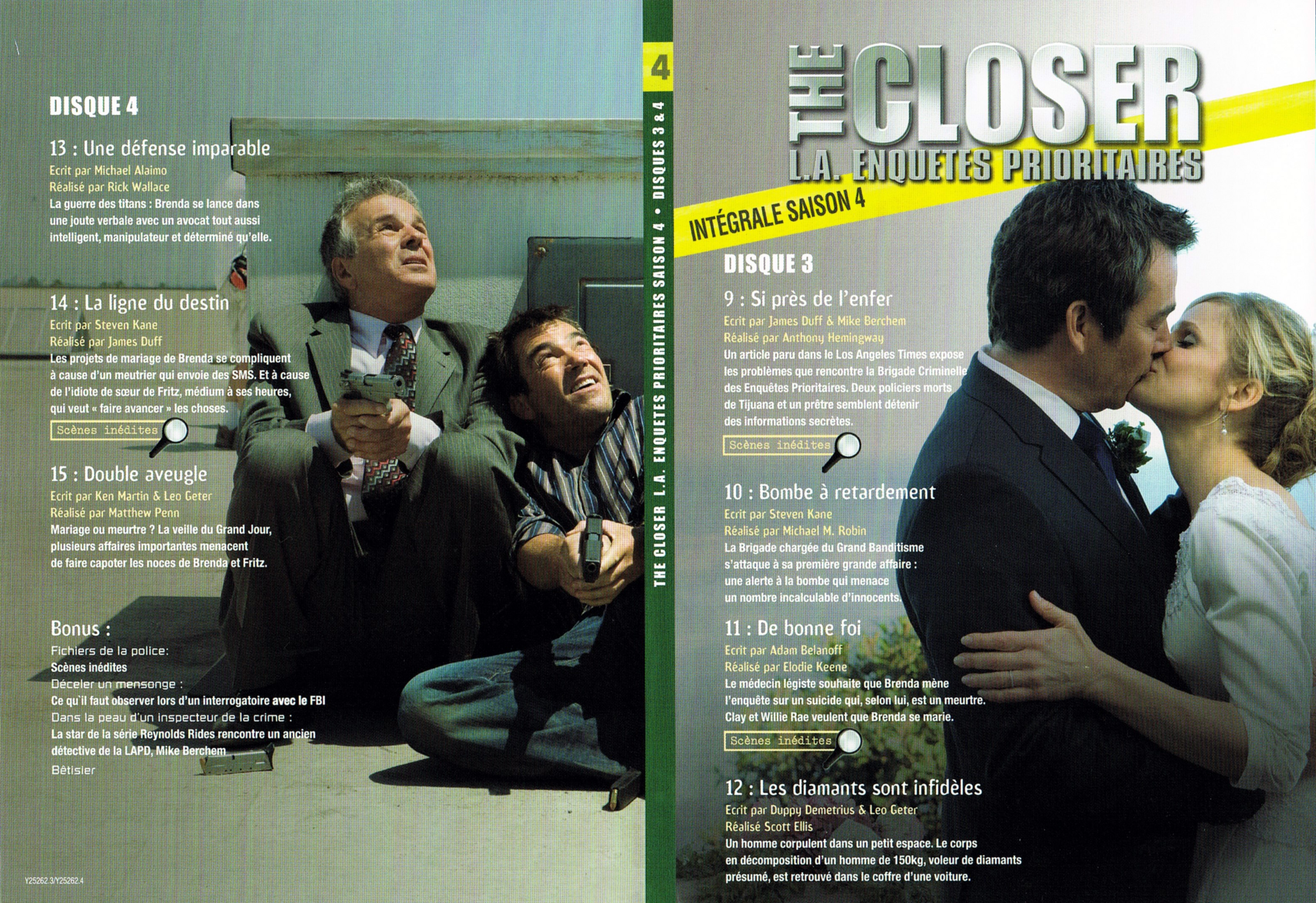 Jaquette DVD The Closer Saison 4 DVD 2