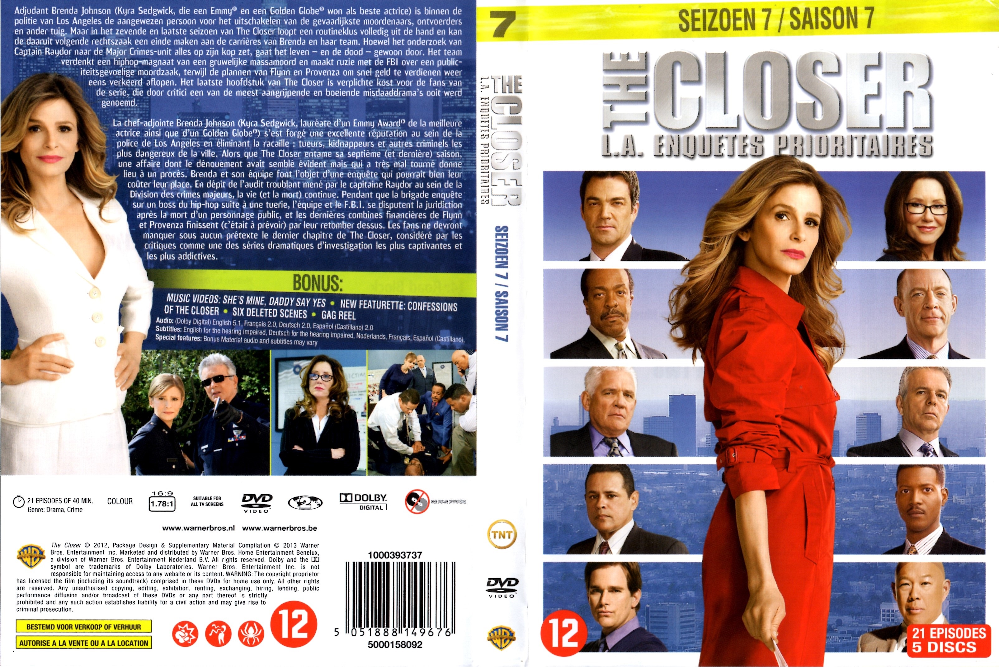 Jaquette DVD The Closer Saison 7