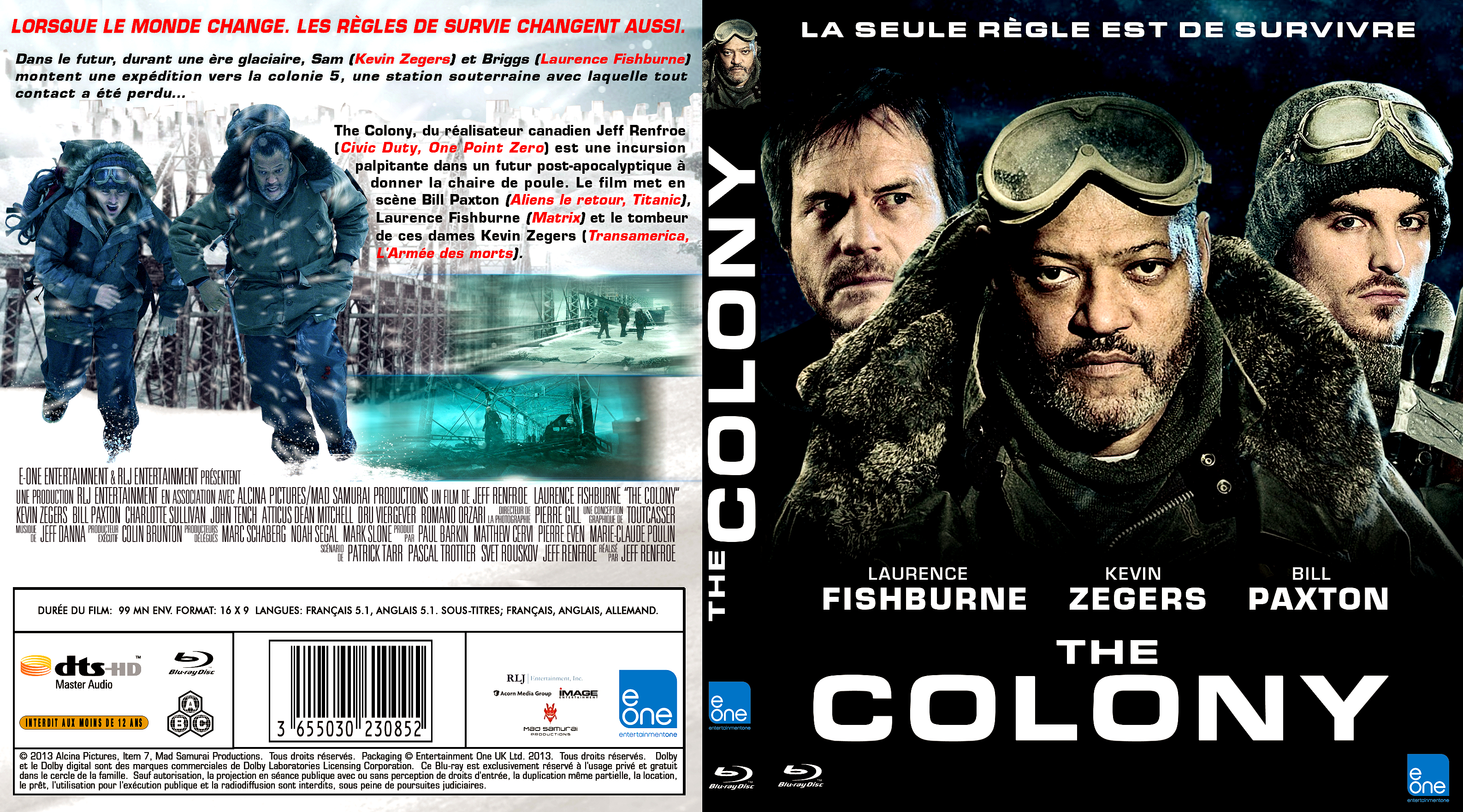 Jaquette DVD The Colony custom (BLU-RAY)