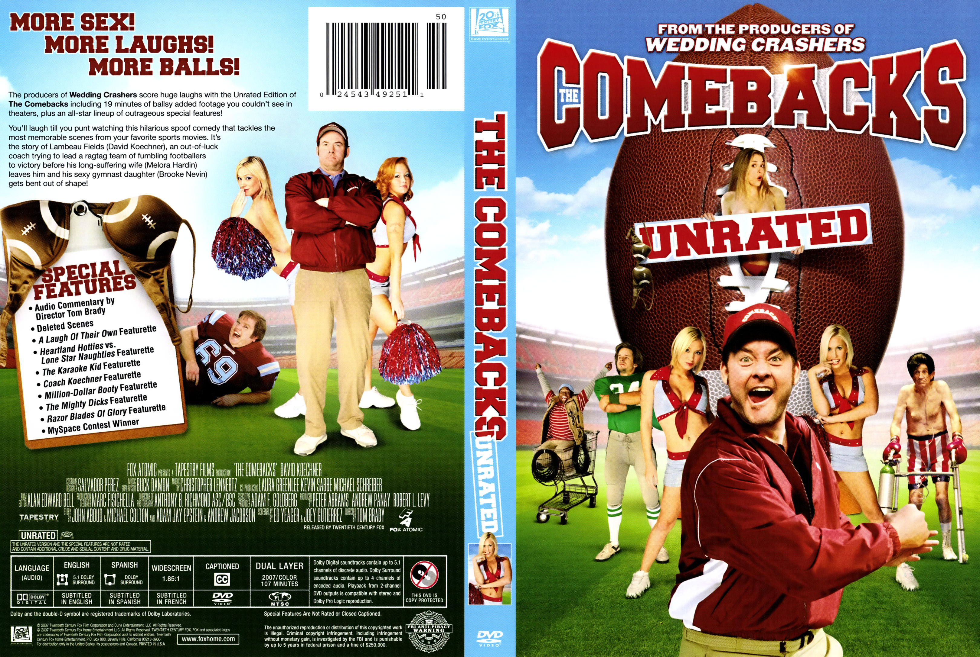 Jaquette DVD The Comebacks Zone 1