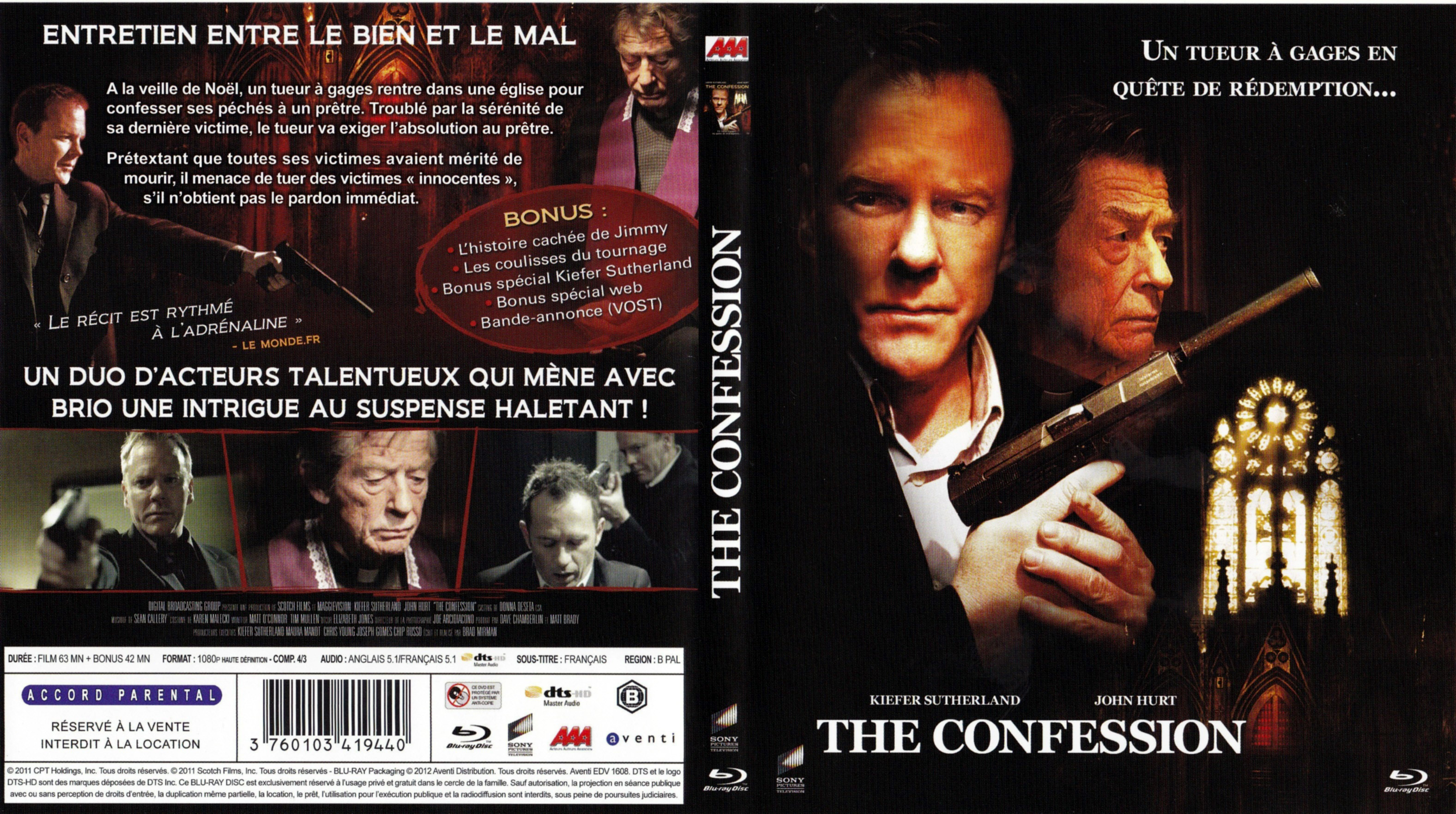 Jaquette DVD The Confession COFFRET (BLU-RAY)