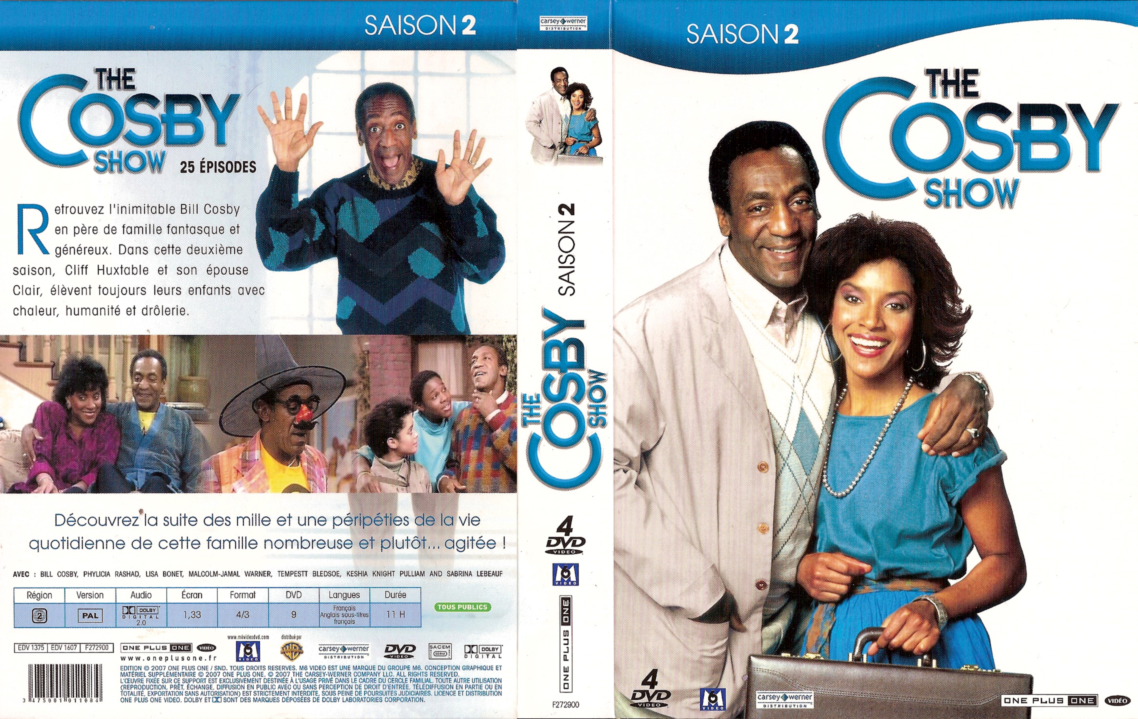 Jaquette DVD The Cosby show Saison 2 COFFRET