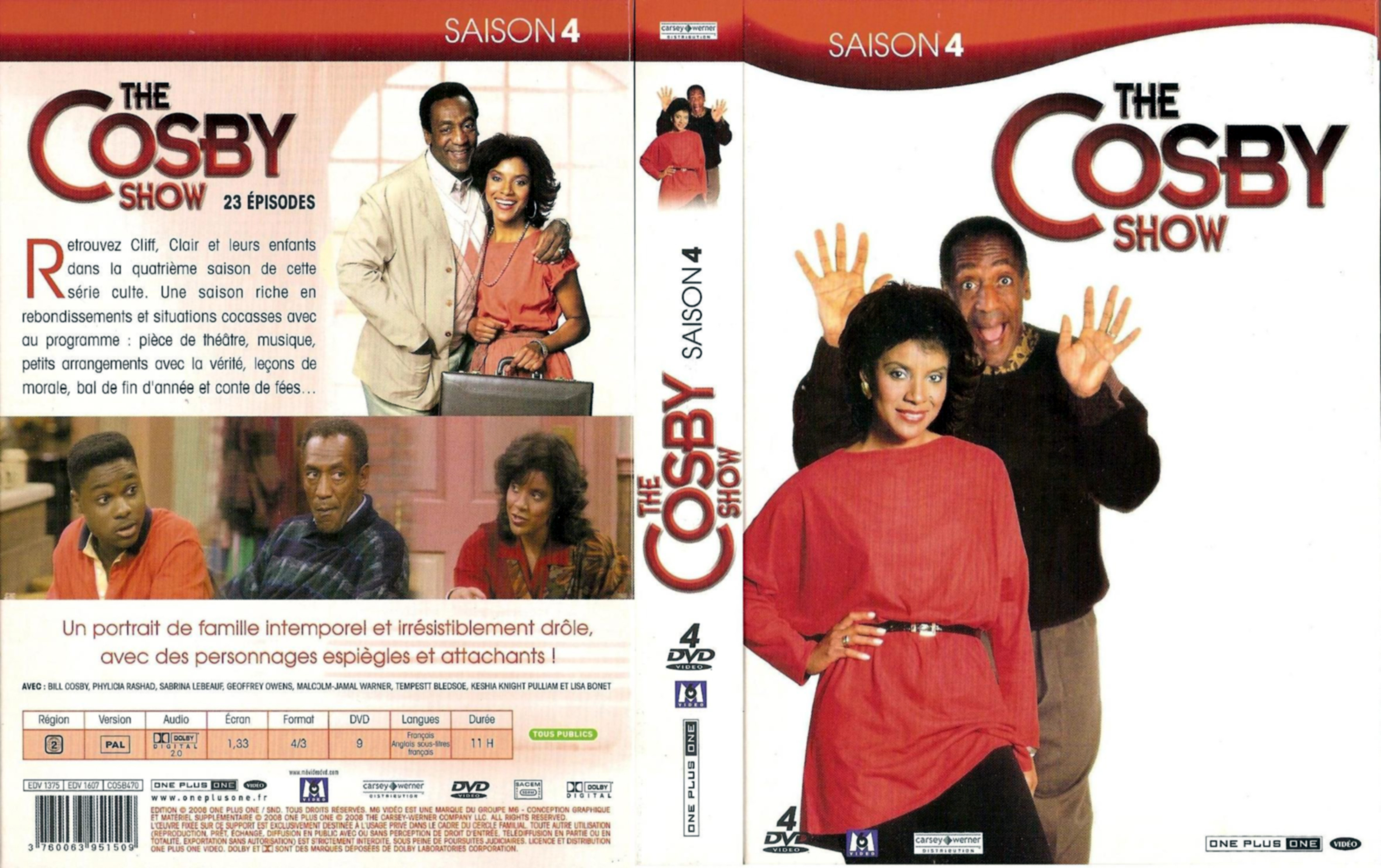 Jaquette DVD The Cosby show Saison 4 COFFRET
