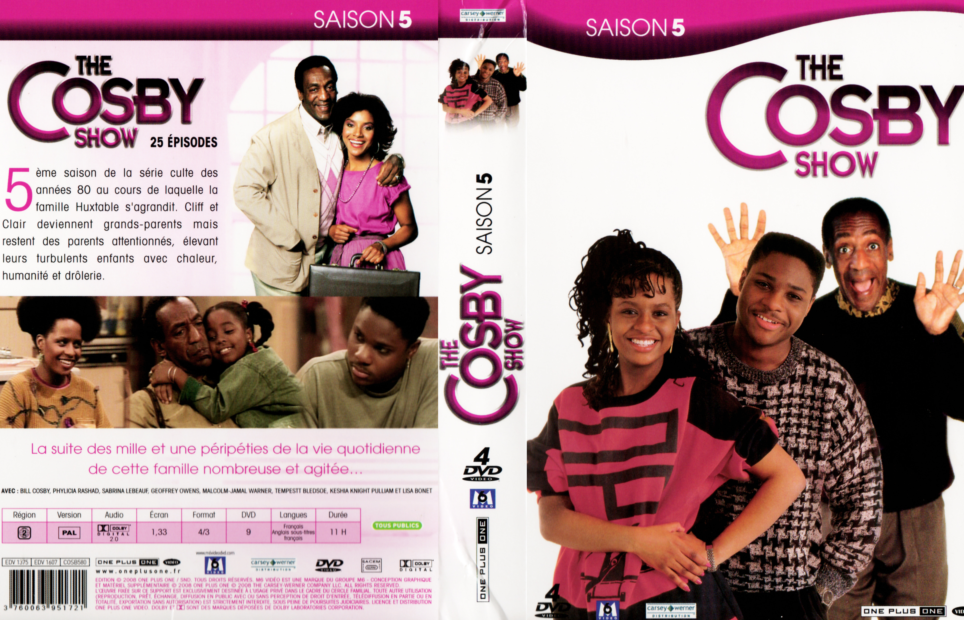 Jaquette DVD The Cosby show Saison 5 COFFRET