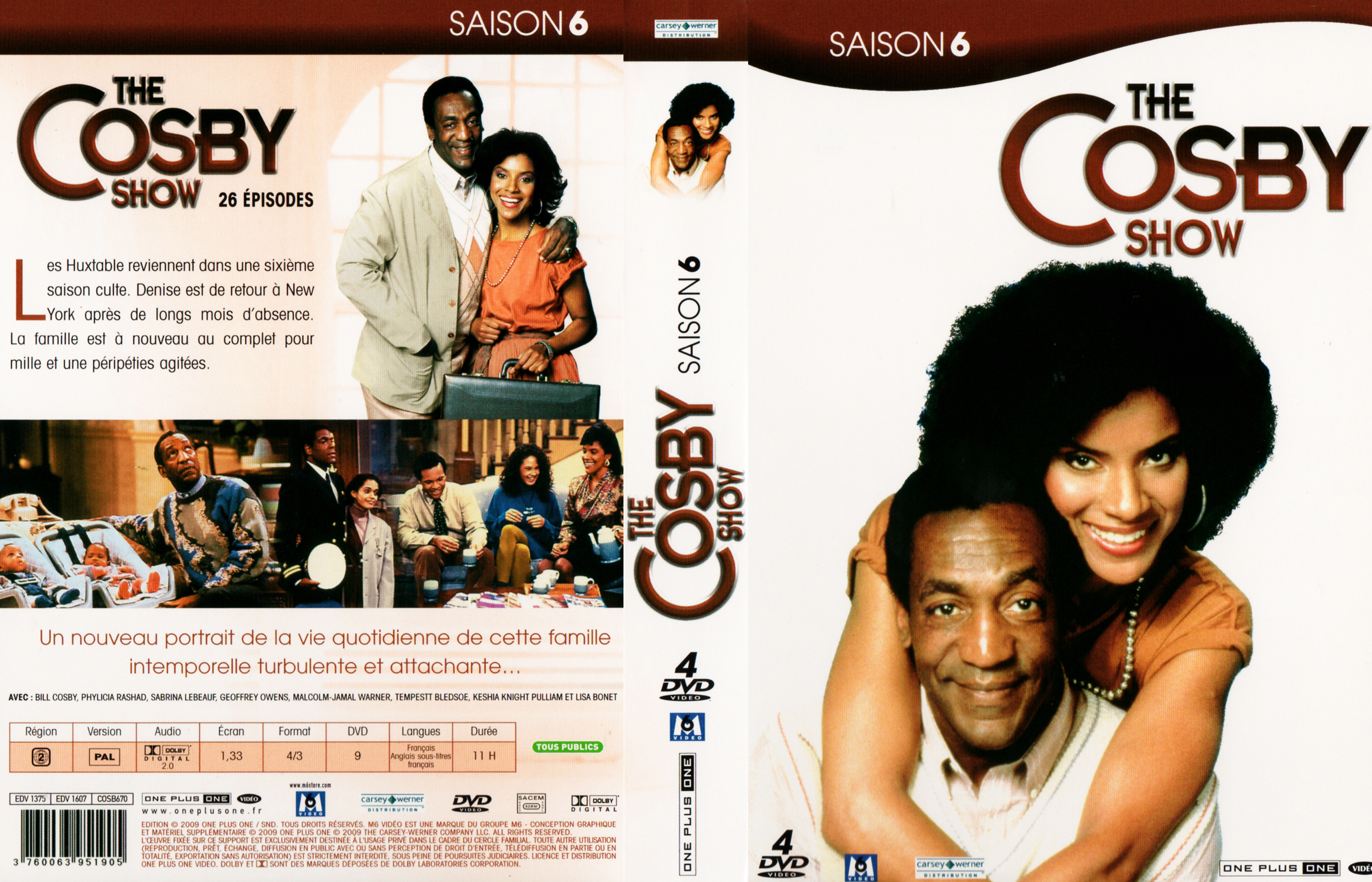 Jaquette DVD The Cosby show Saison 6 COFFRET