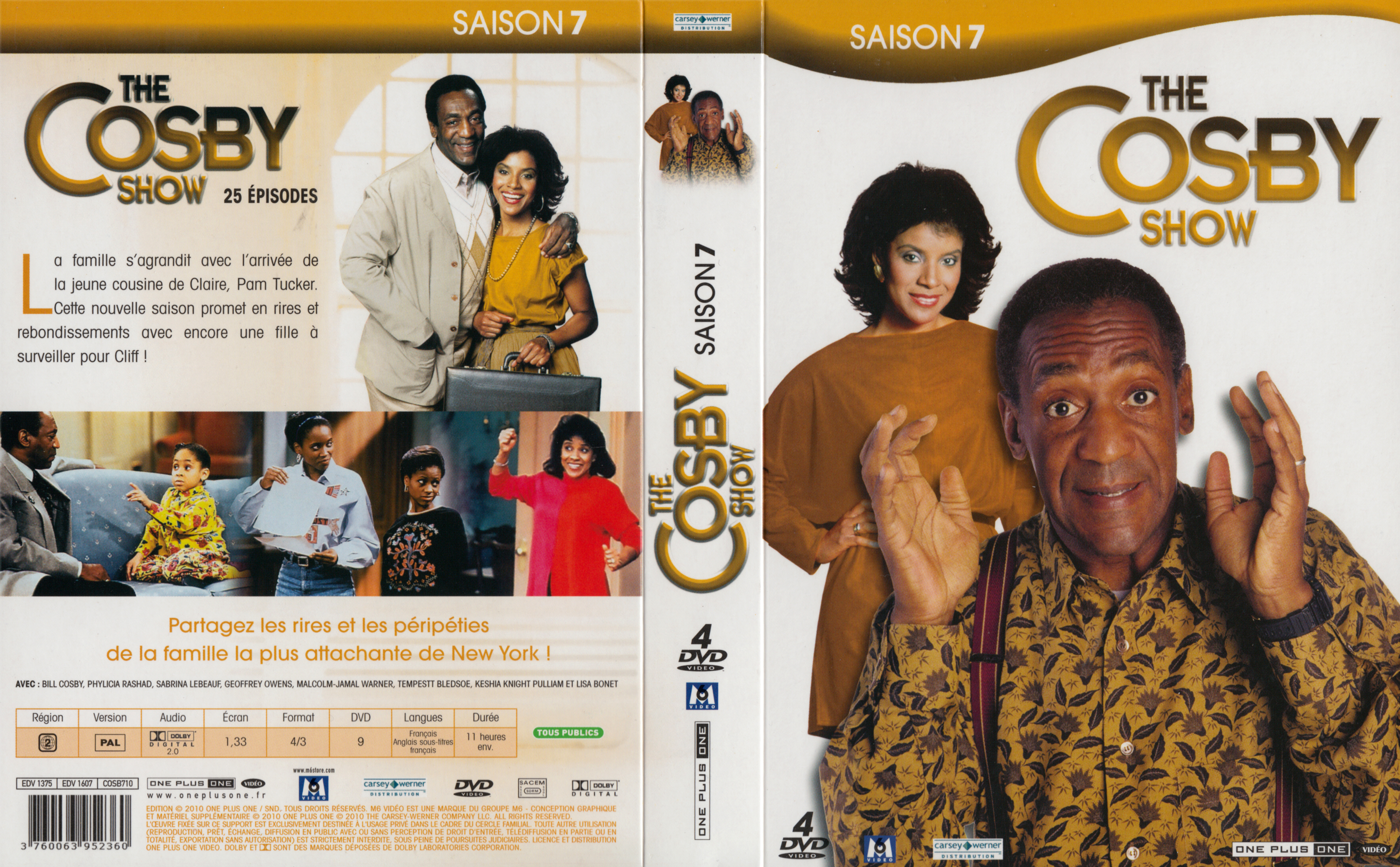 Jaquette DVD The Cosby show Saison 7 COFFRET