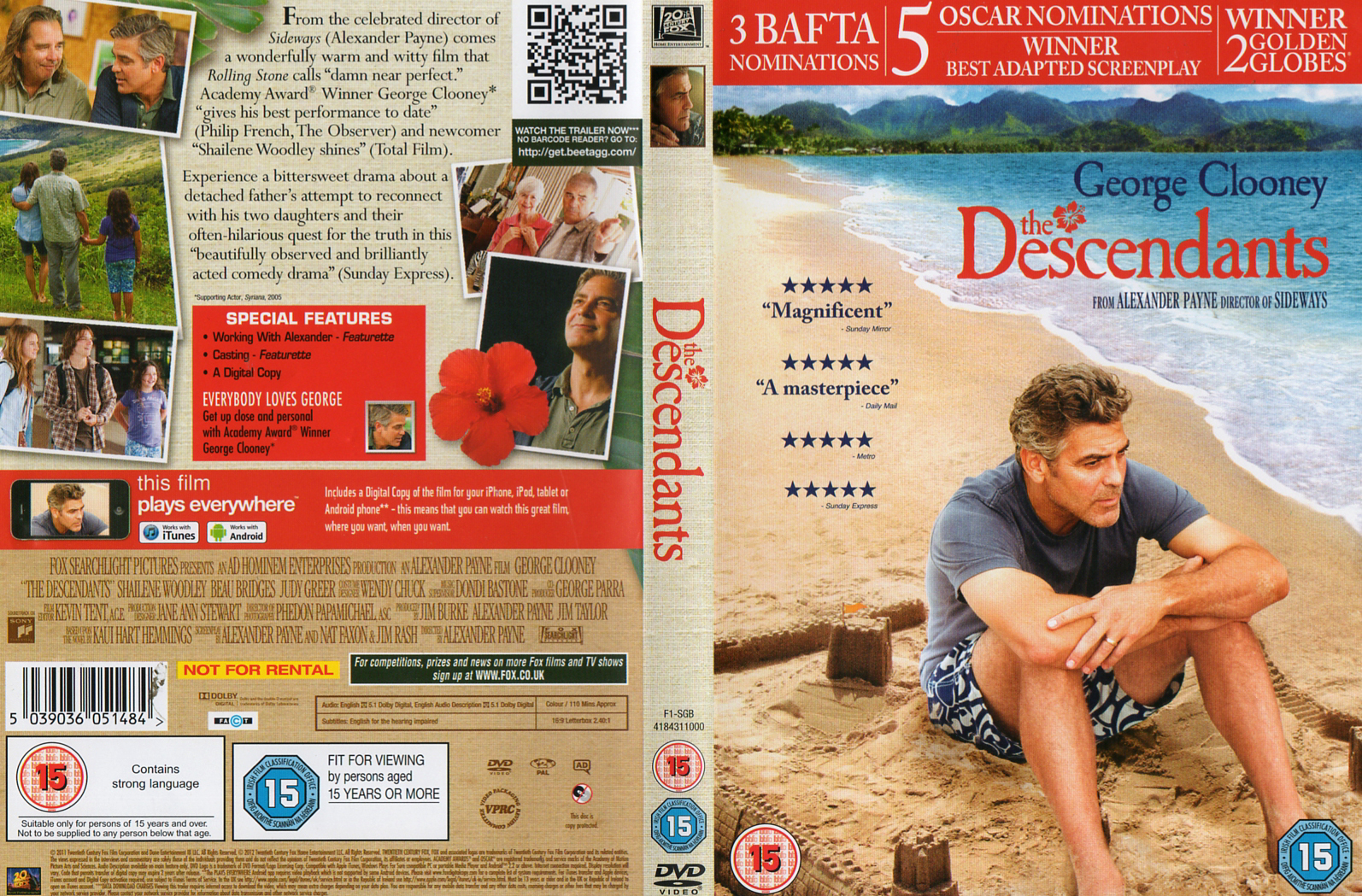Jaquette DVD The Descendants Zone 1