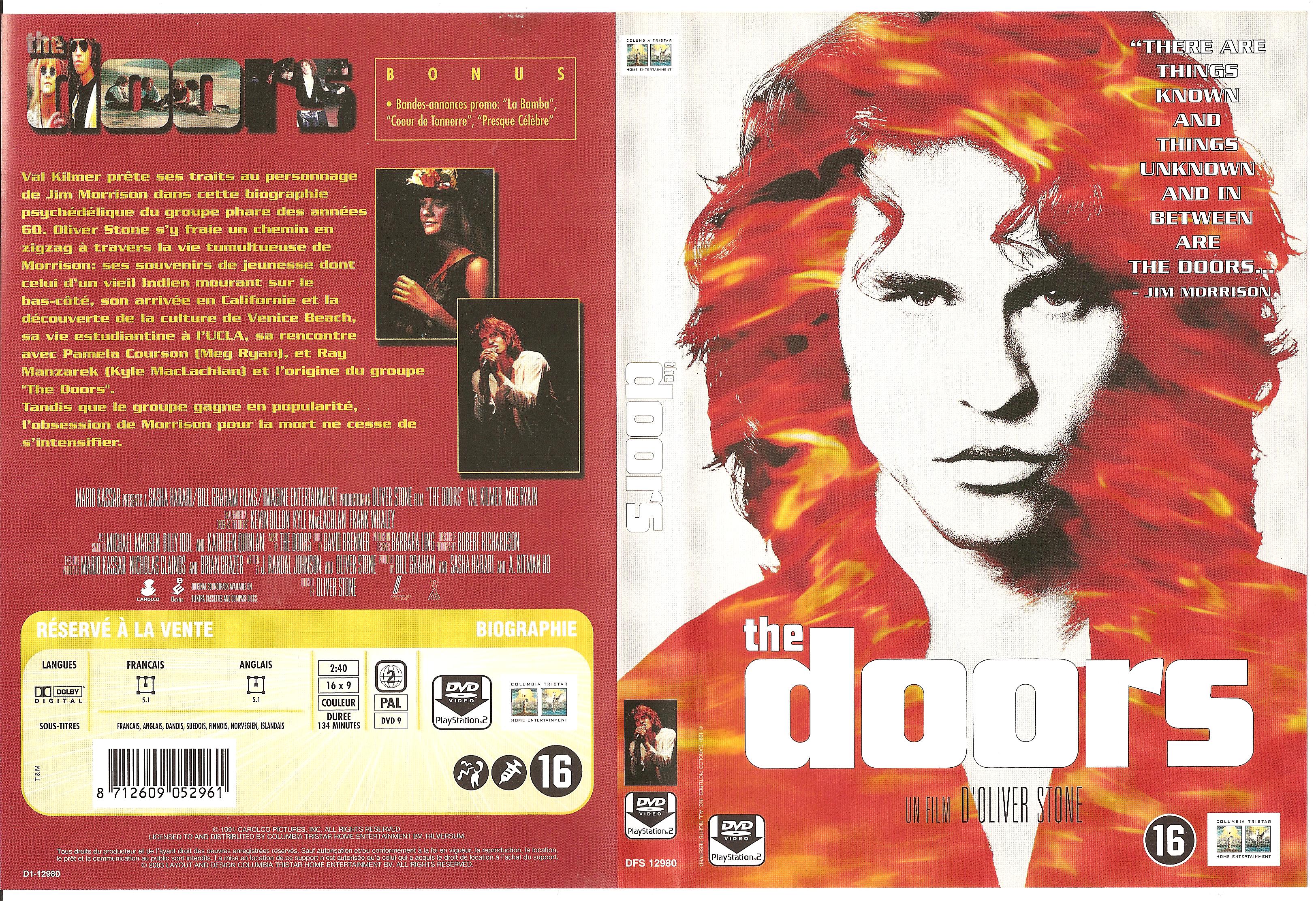 Jaquette DVD The Doors