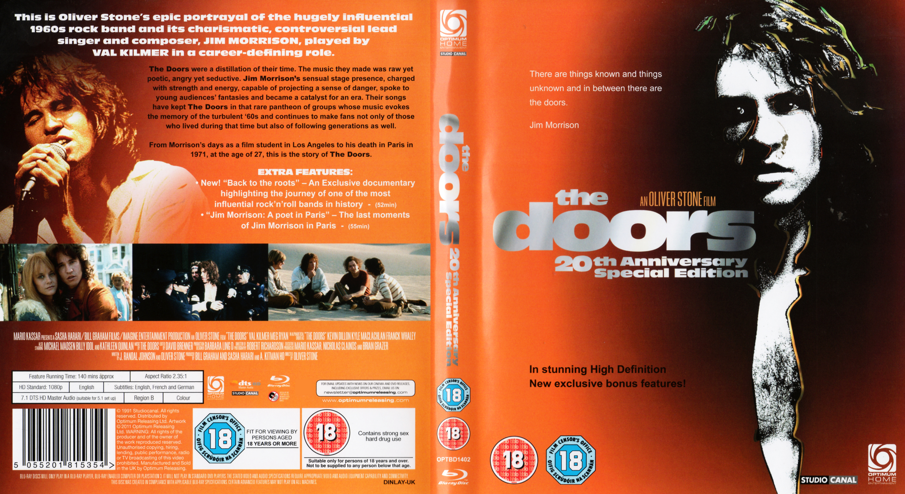 The Doors Blu-ray: Special Edition