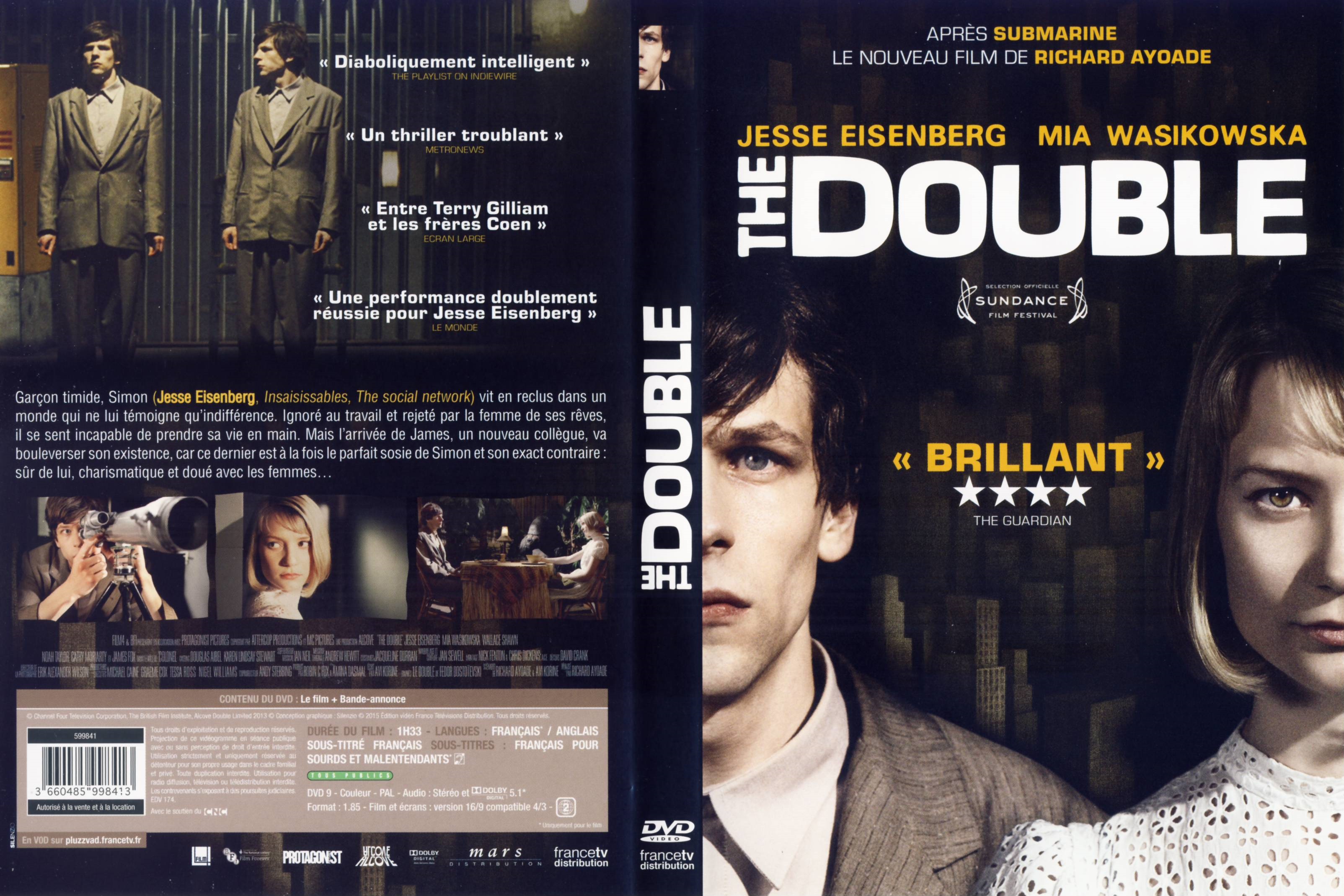 Jaquette DVD The Double