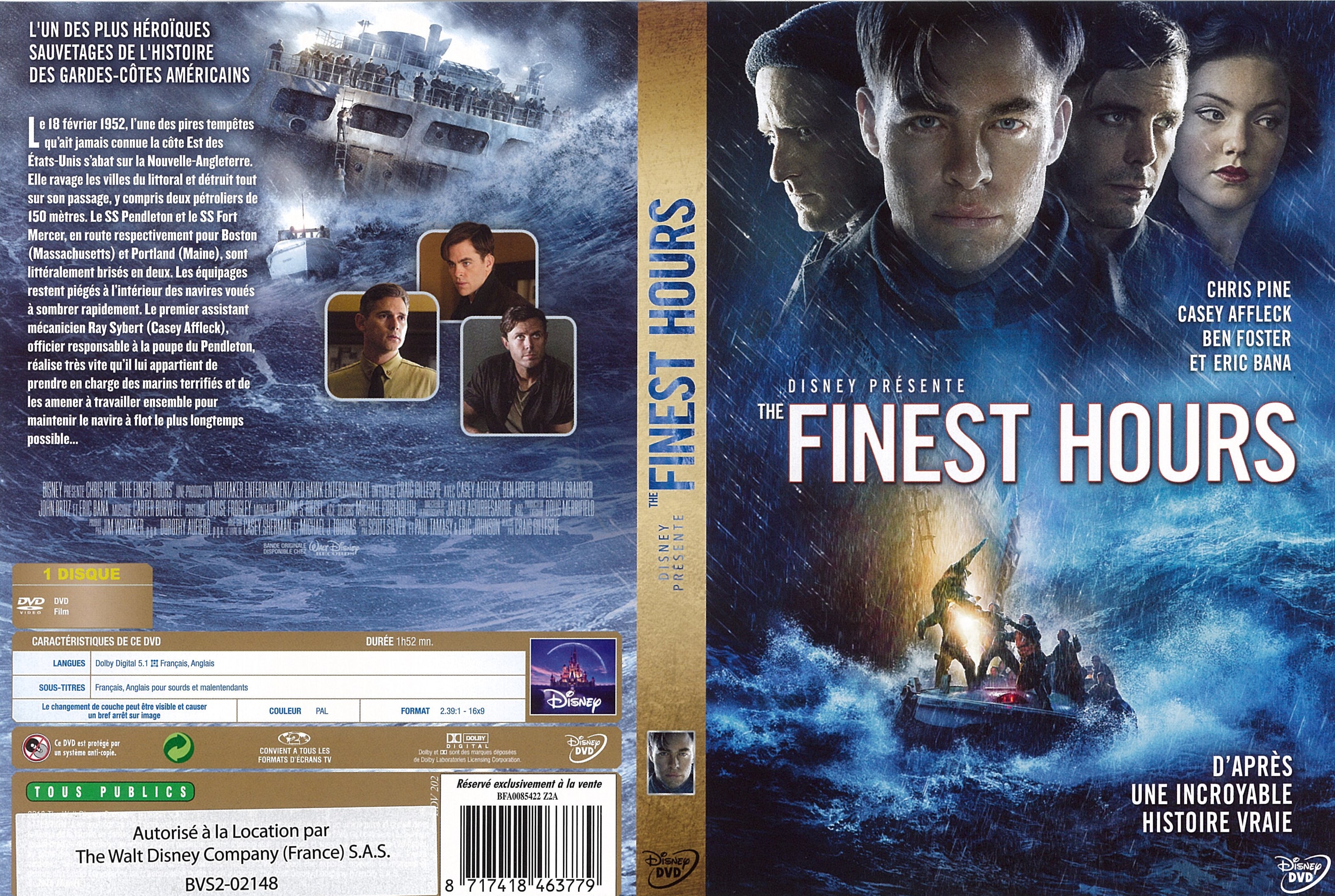 Jaquette DVD The Finest Hours