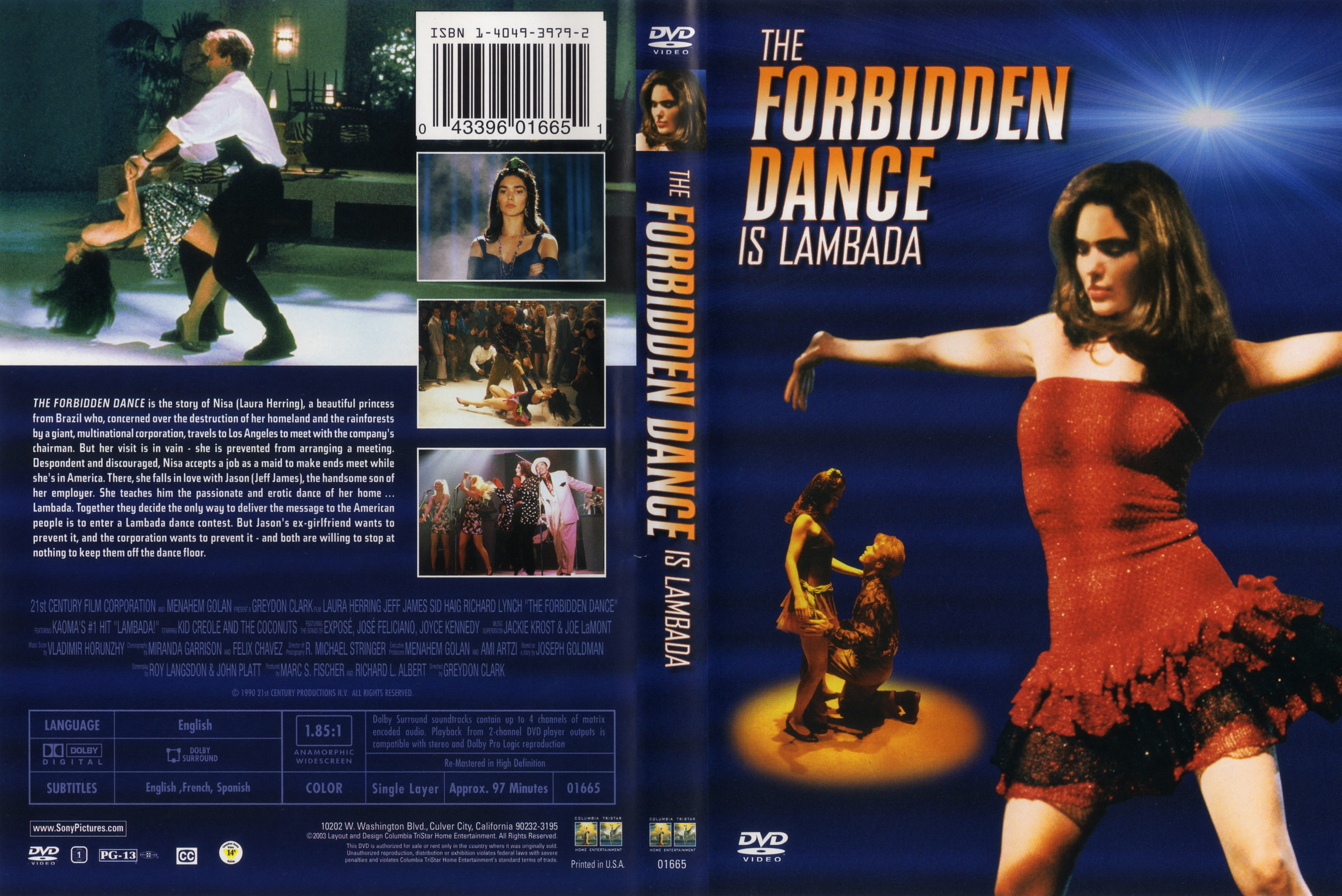 Jaquette DVD The Forbidden Dance Is Lambada Zone 1