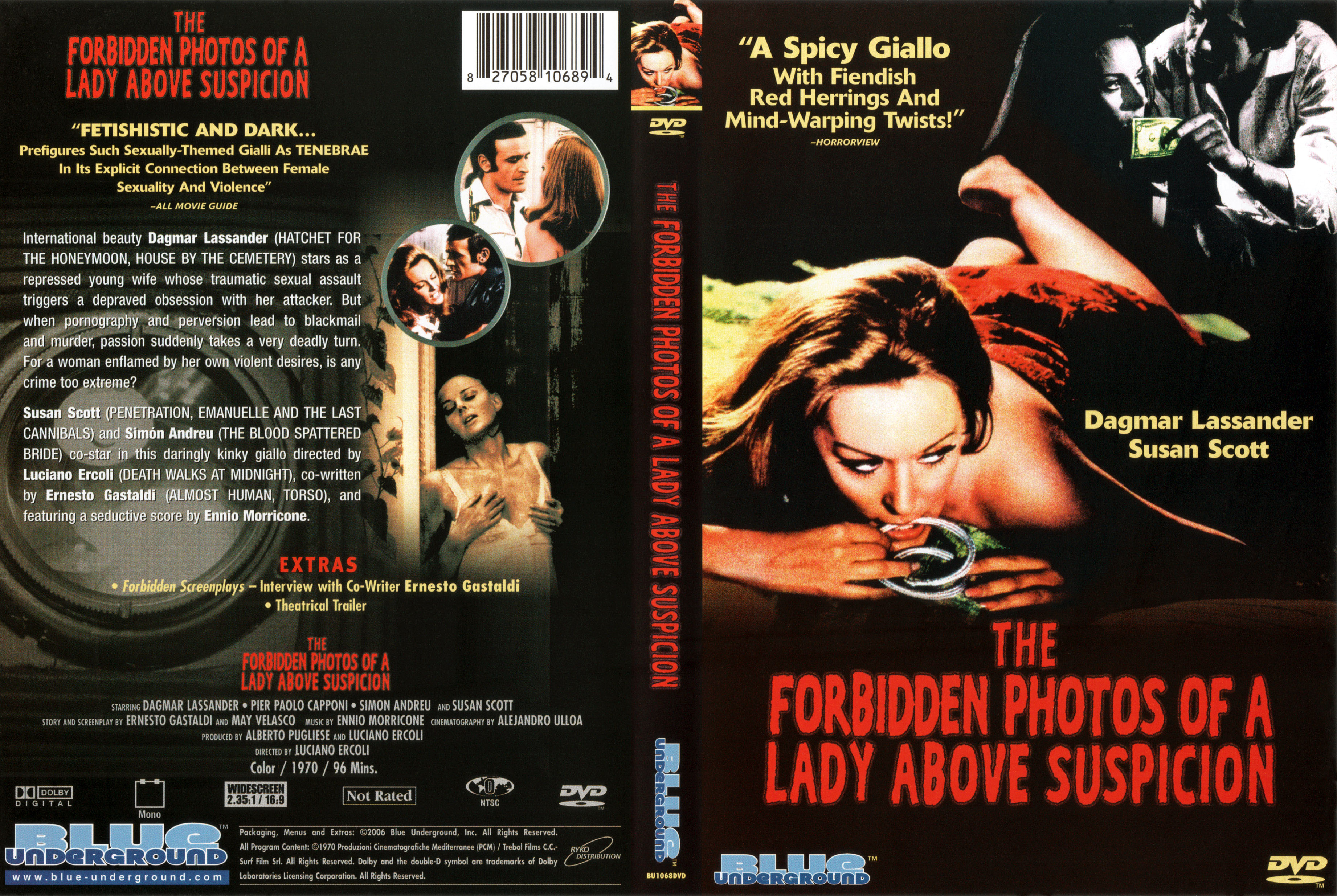 Jaquette DVD The Forbidden photos of a lady above suspicion Zone 1