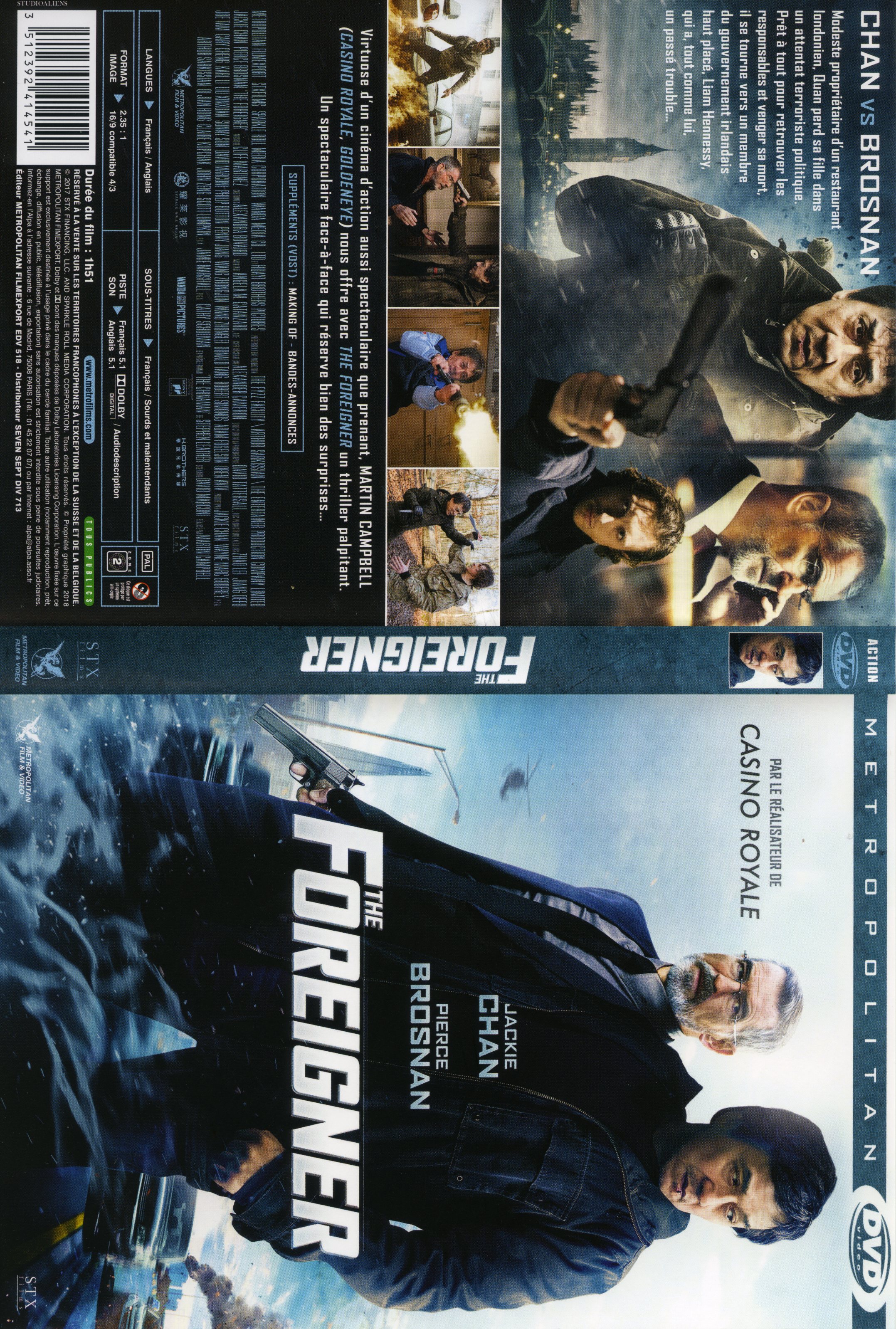 Jaquette DVD The Foreigner