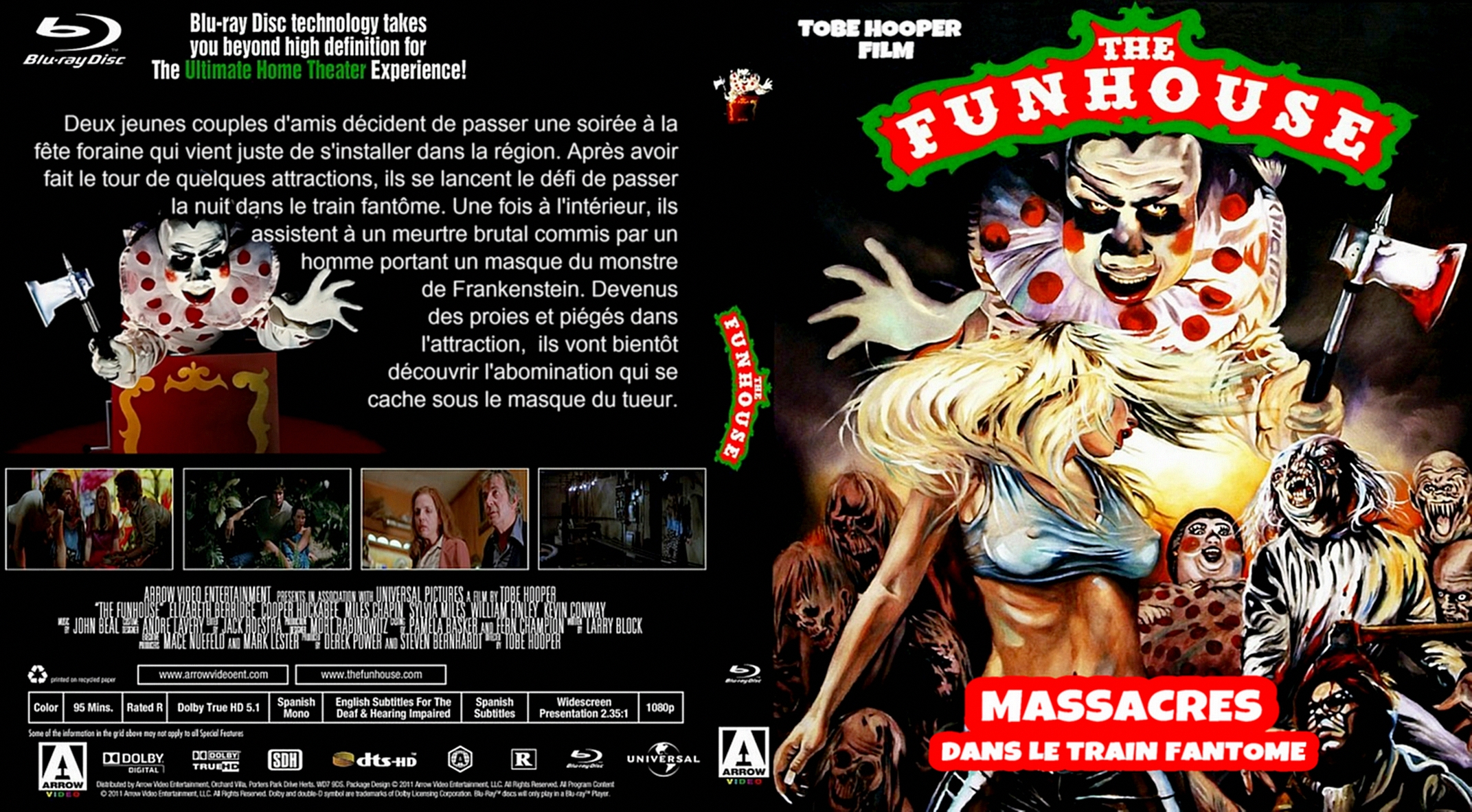 Jaquette DVD The Funhouse custom (BLU-RAY)