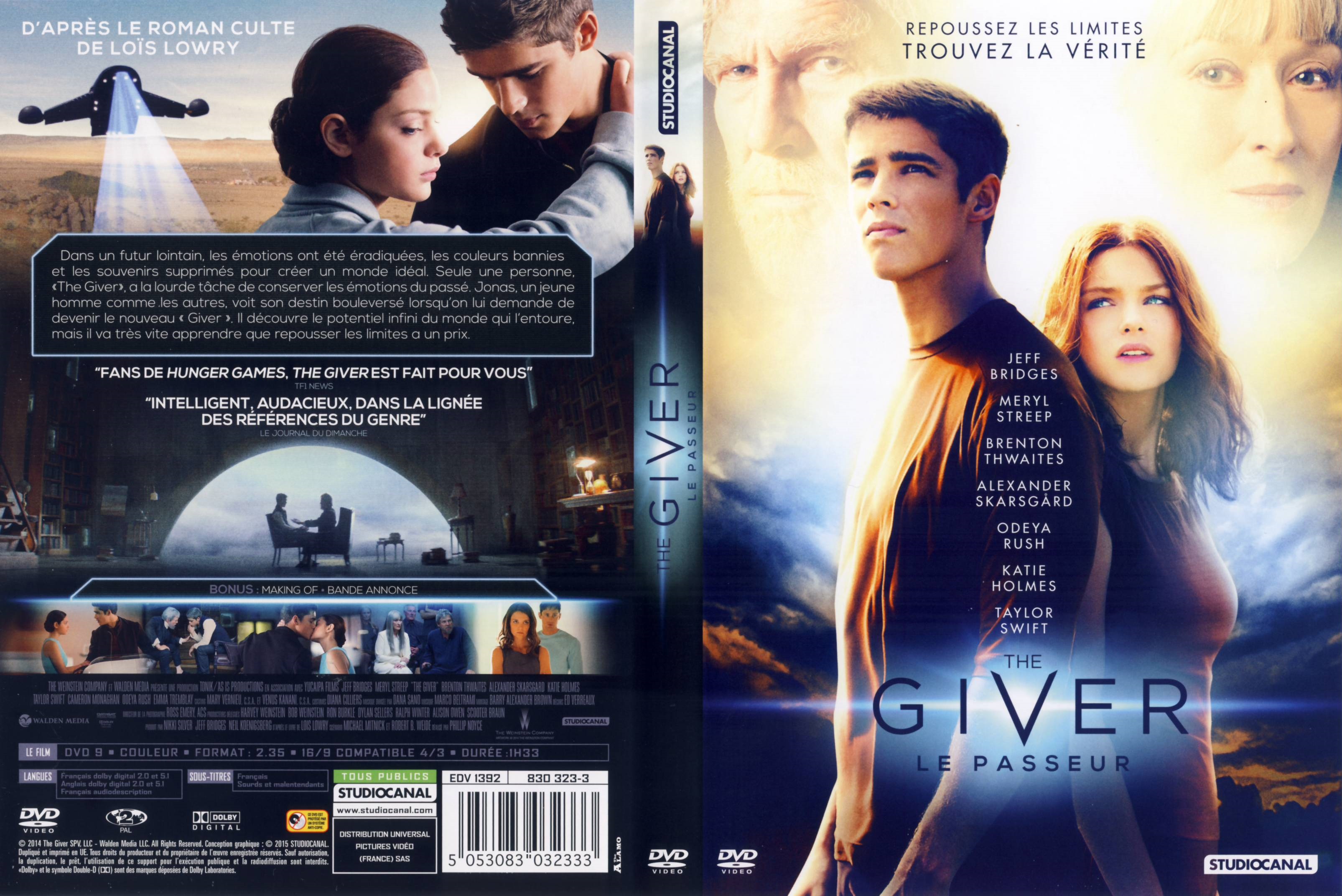 Jaquette DVD The Giver