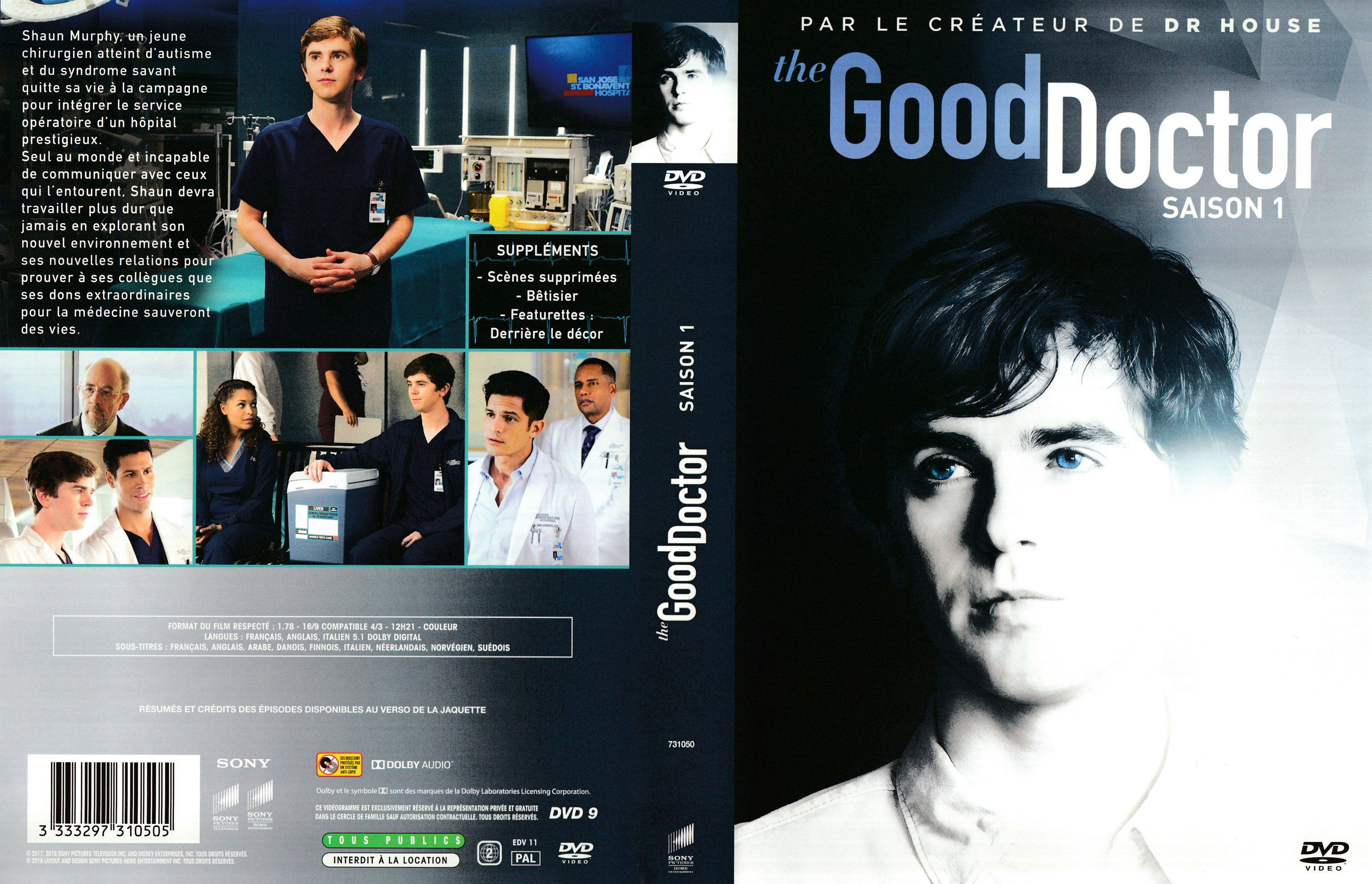 Jaquette DVD The Good Doctor saison 1