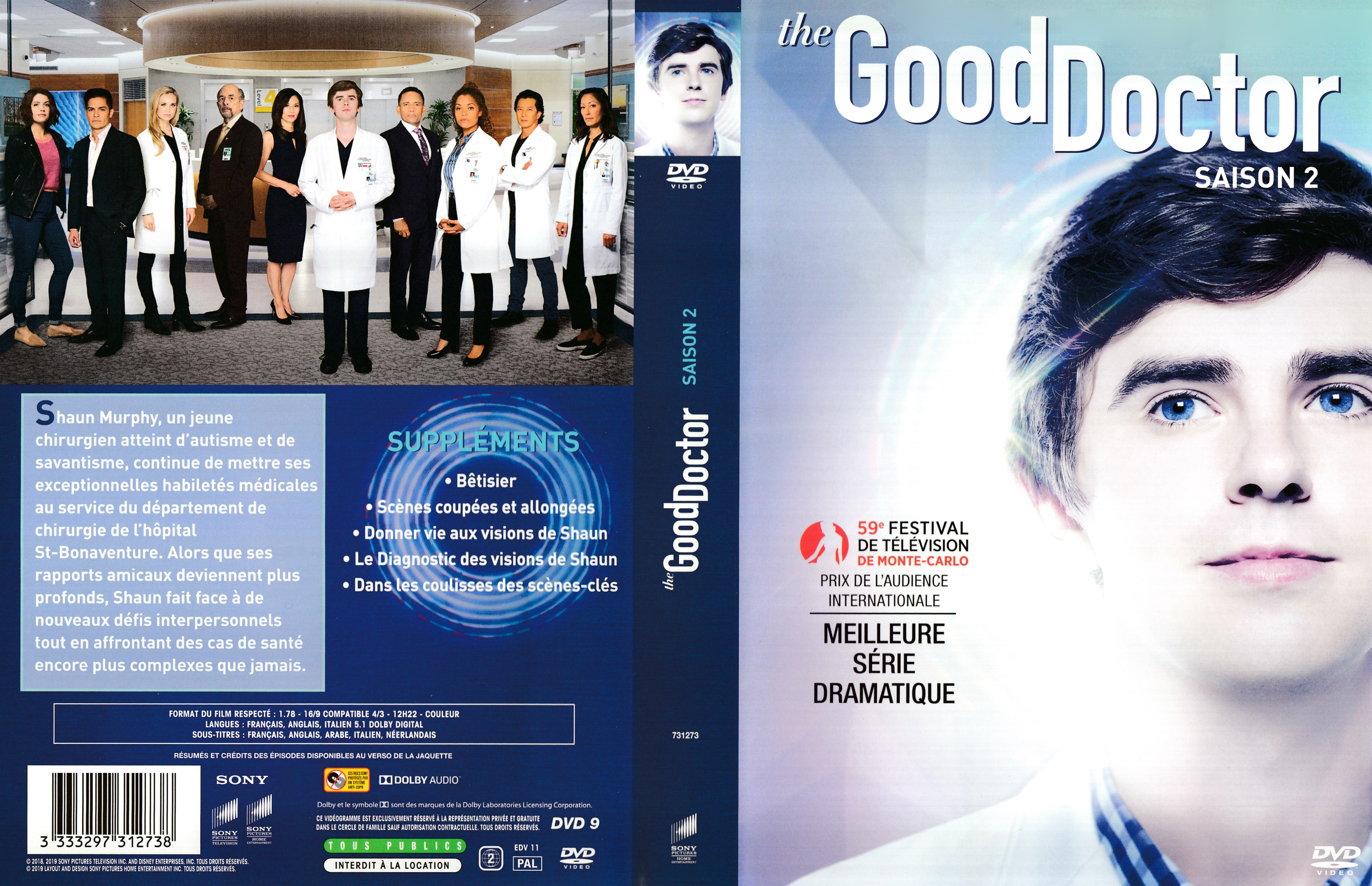 Jaquette DVD The Good Doctor saison 2