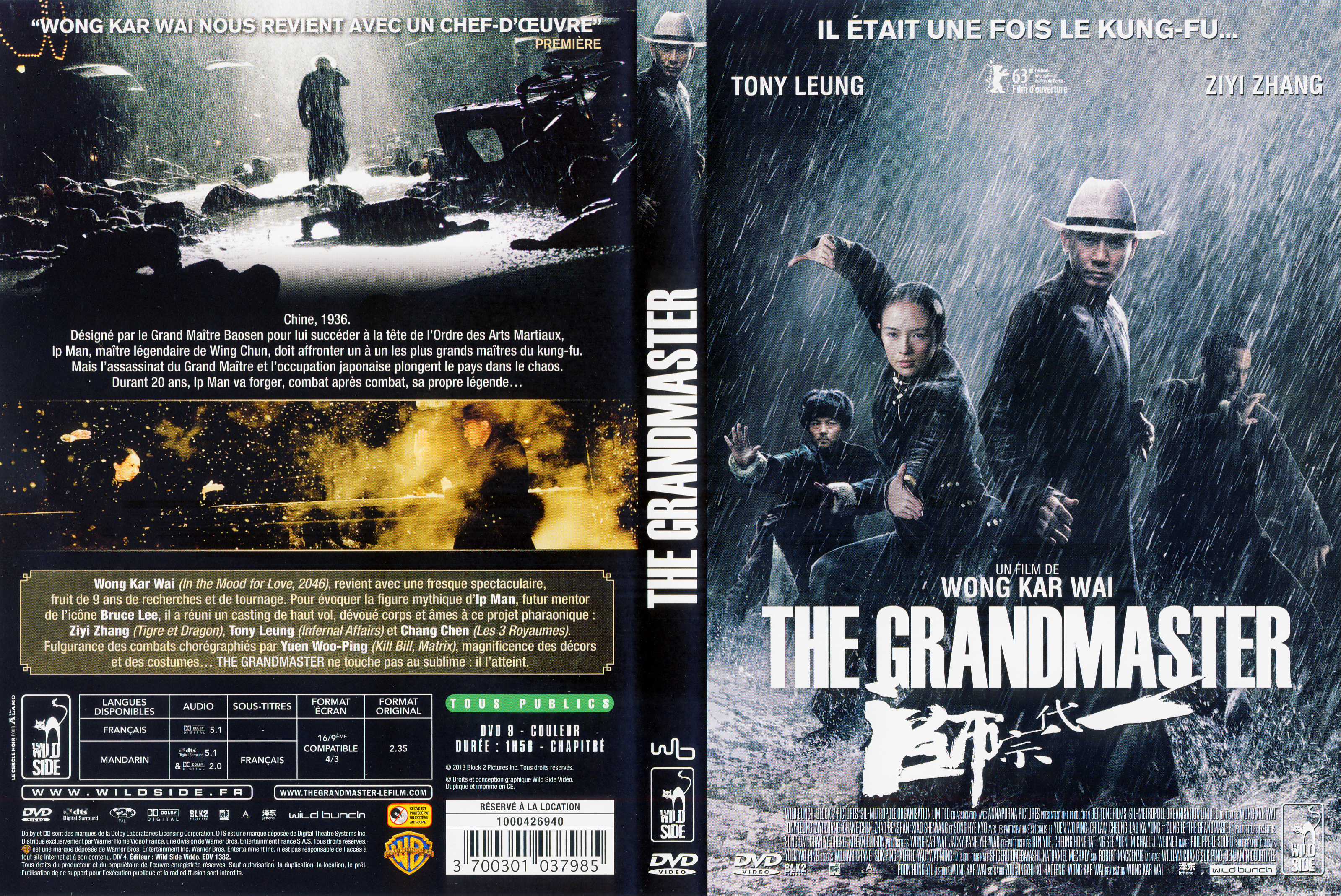 Jaquette DVD The Grandmaster