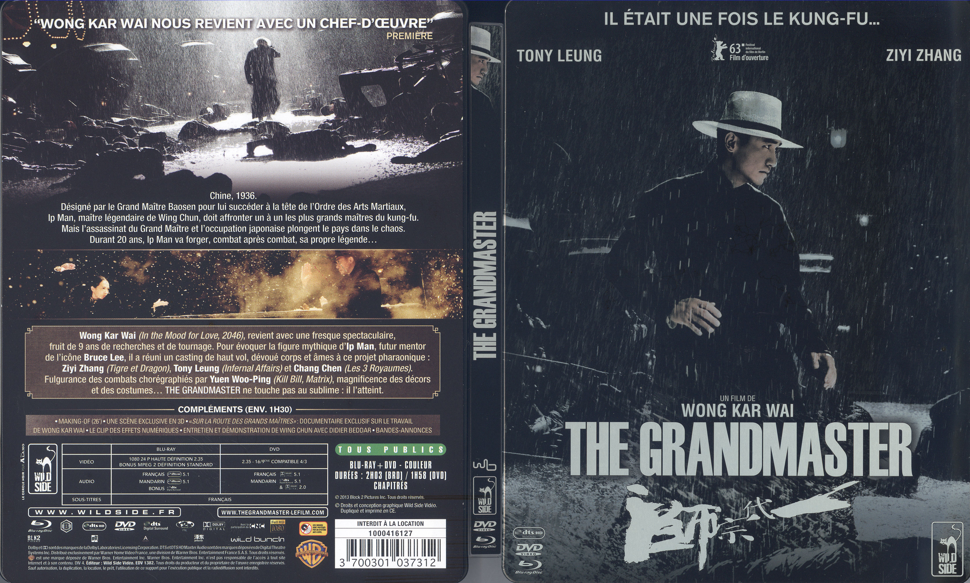 Jaquette DVD The Grandmaster (BLU-RAY)