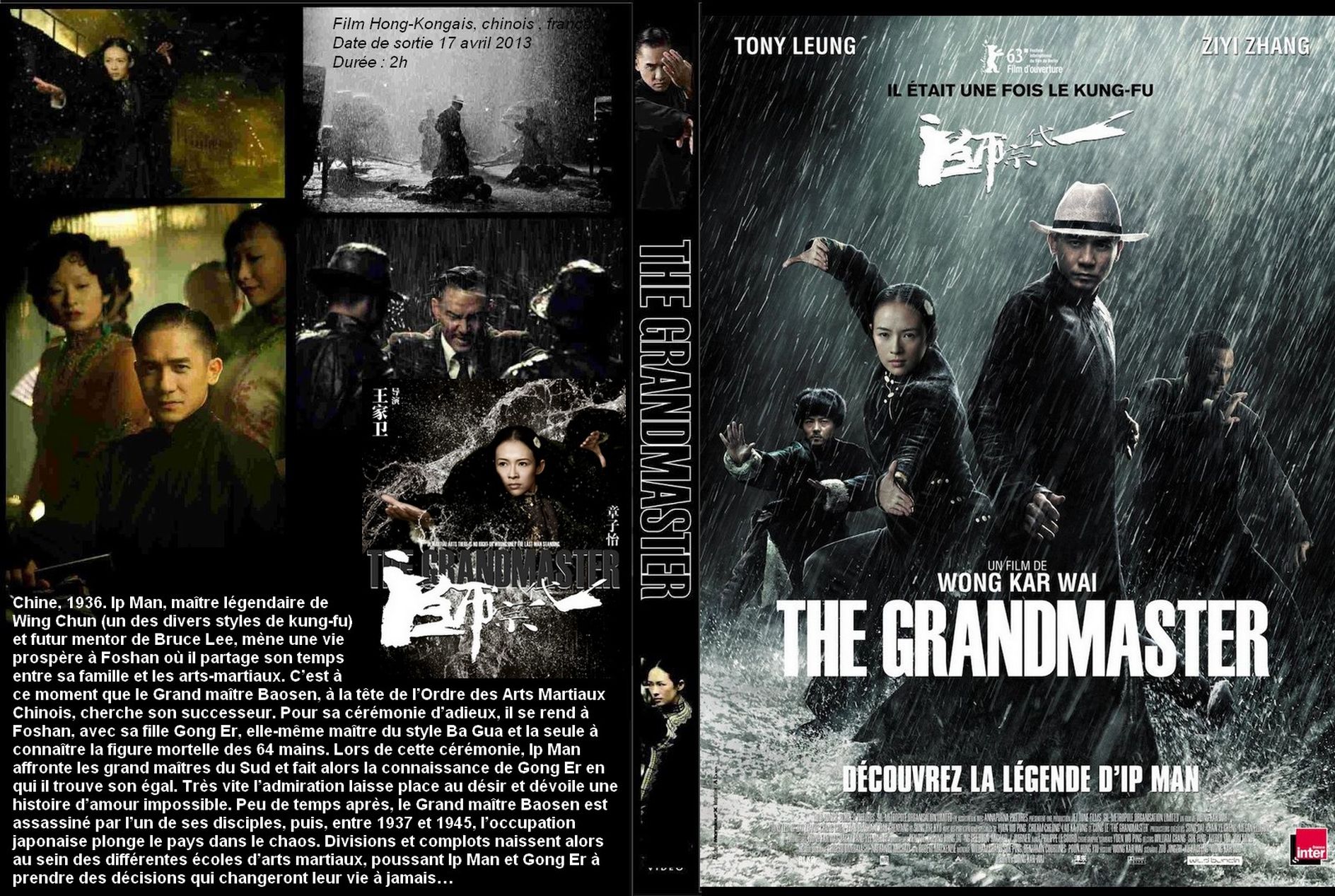 Jaquette DVD The Grandmaster custom