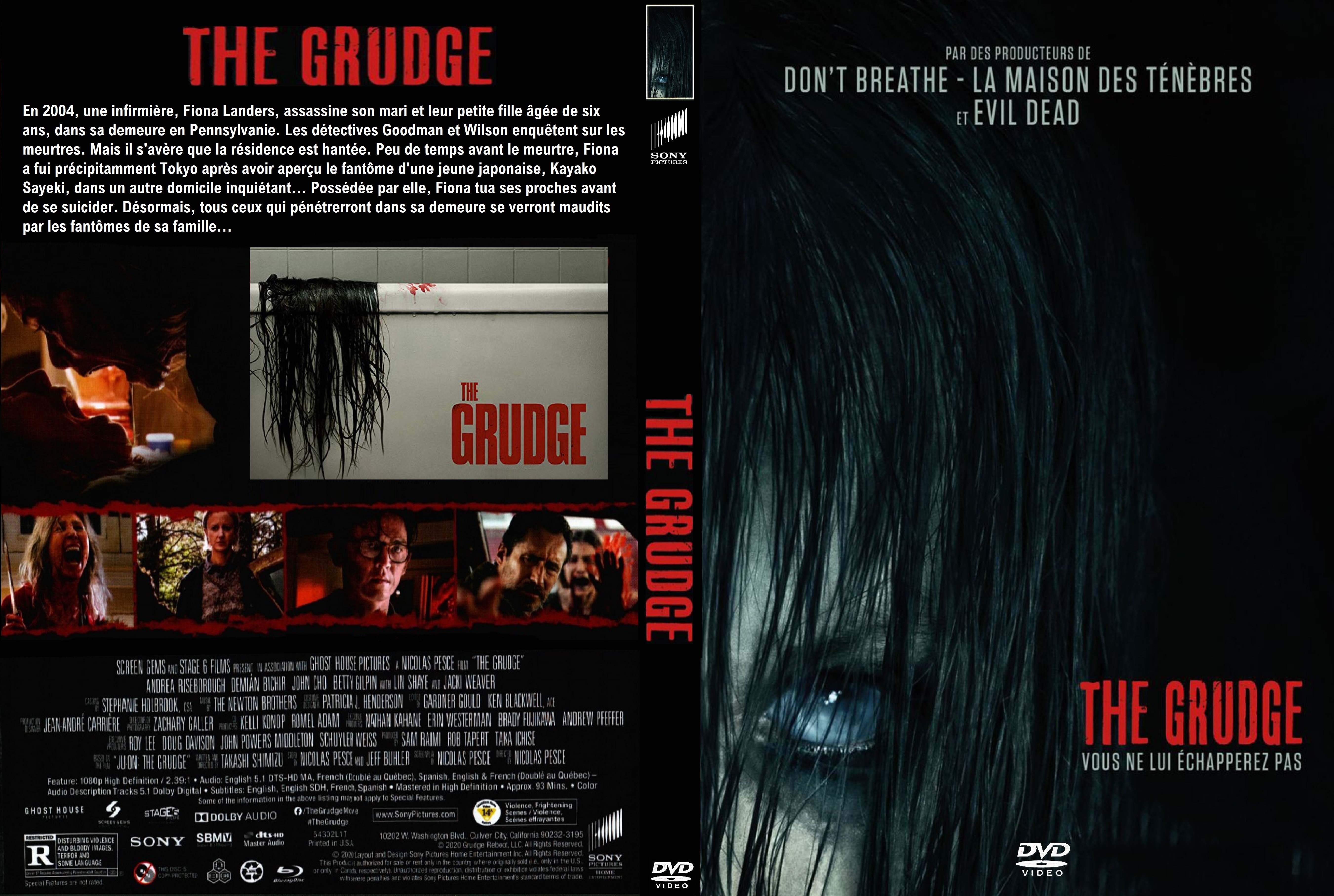 Jaquette DVD The Grudge 2020 custom v2