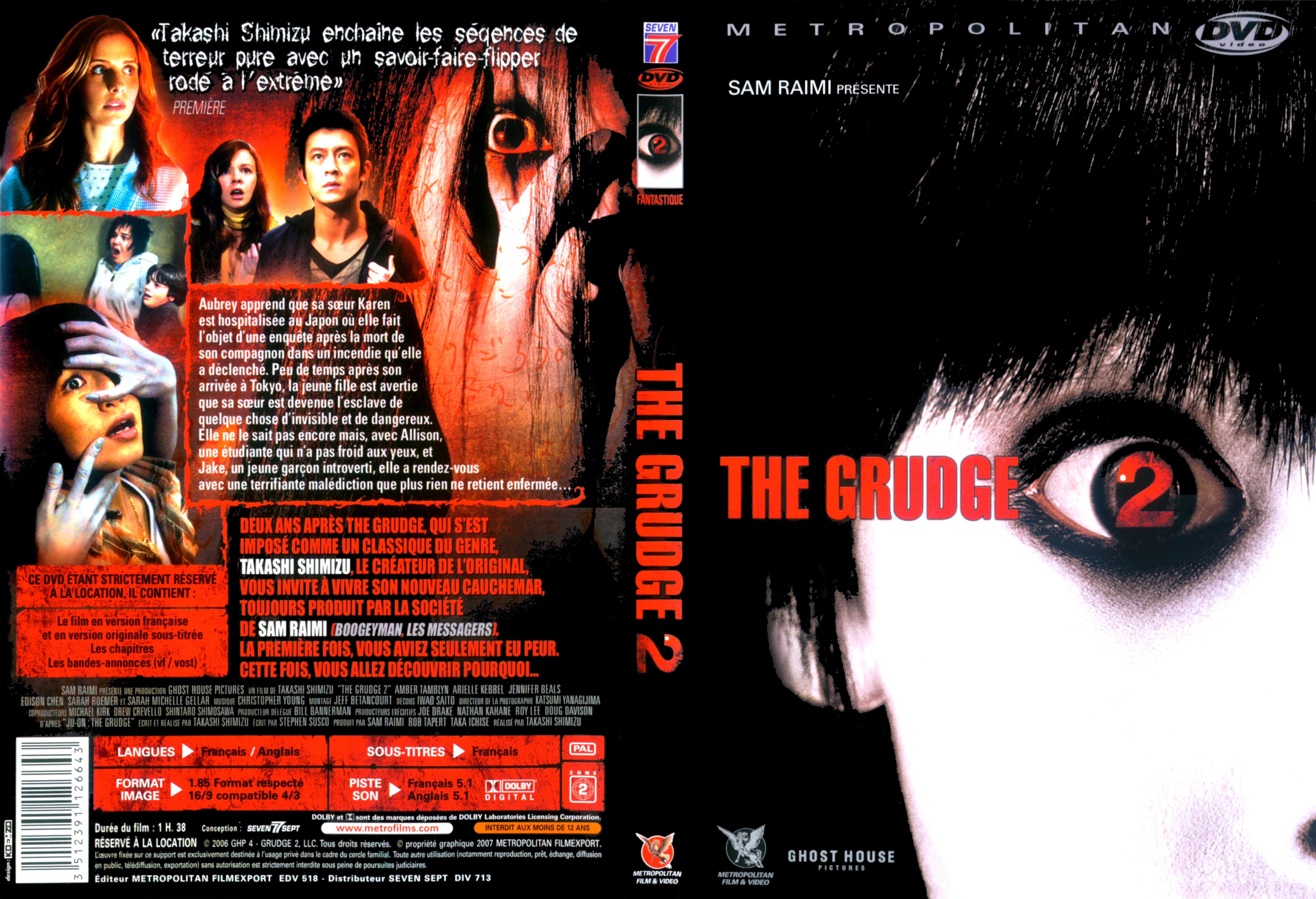 Jaquette DVD The Grudge 2 (2007)