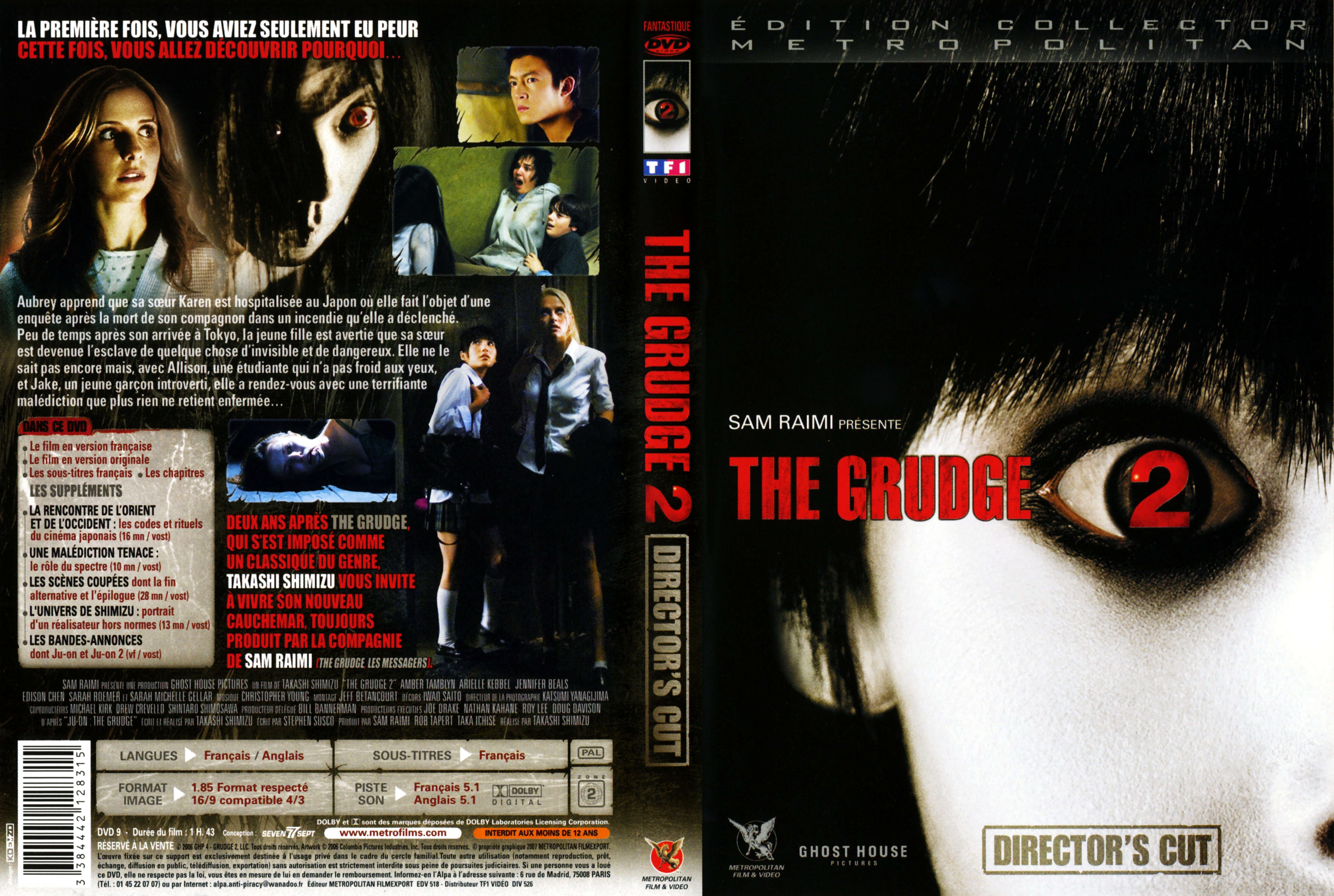 Jaquette DVD The Grudge 2 (2007) v2