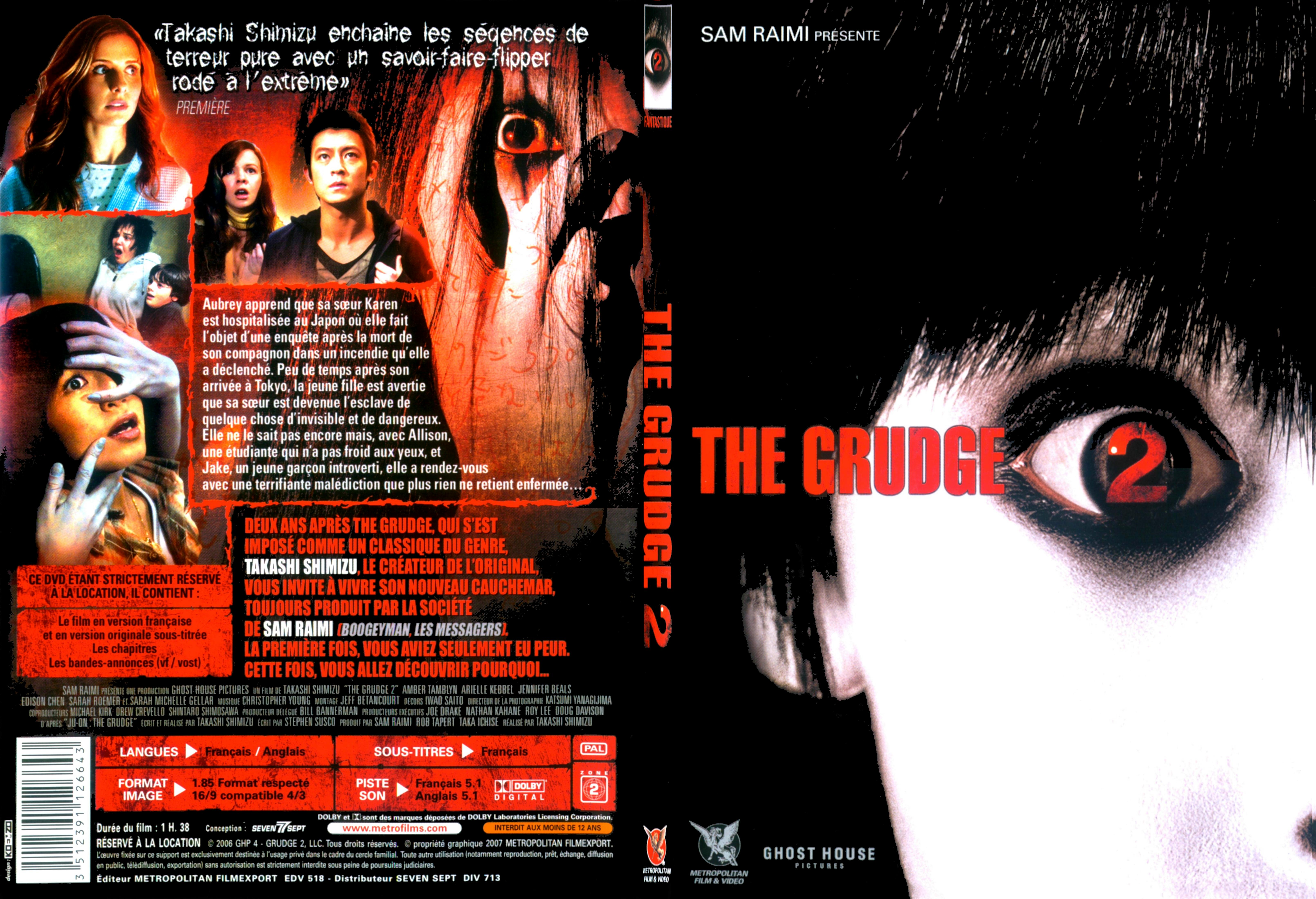 Jaquette DVD The Grudge 2 - SLIM