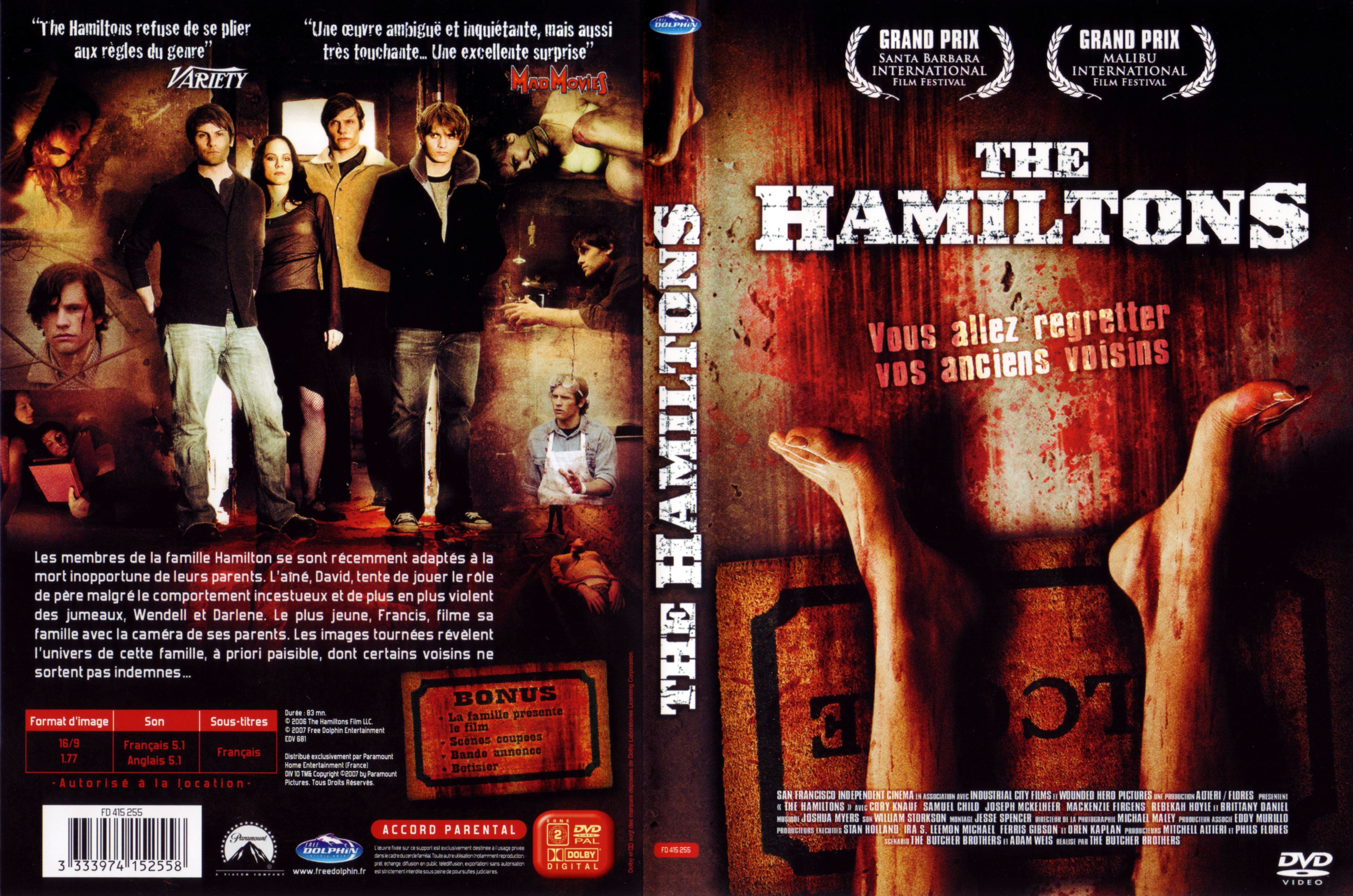 Jaquette DVD The Hamiltons
