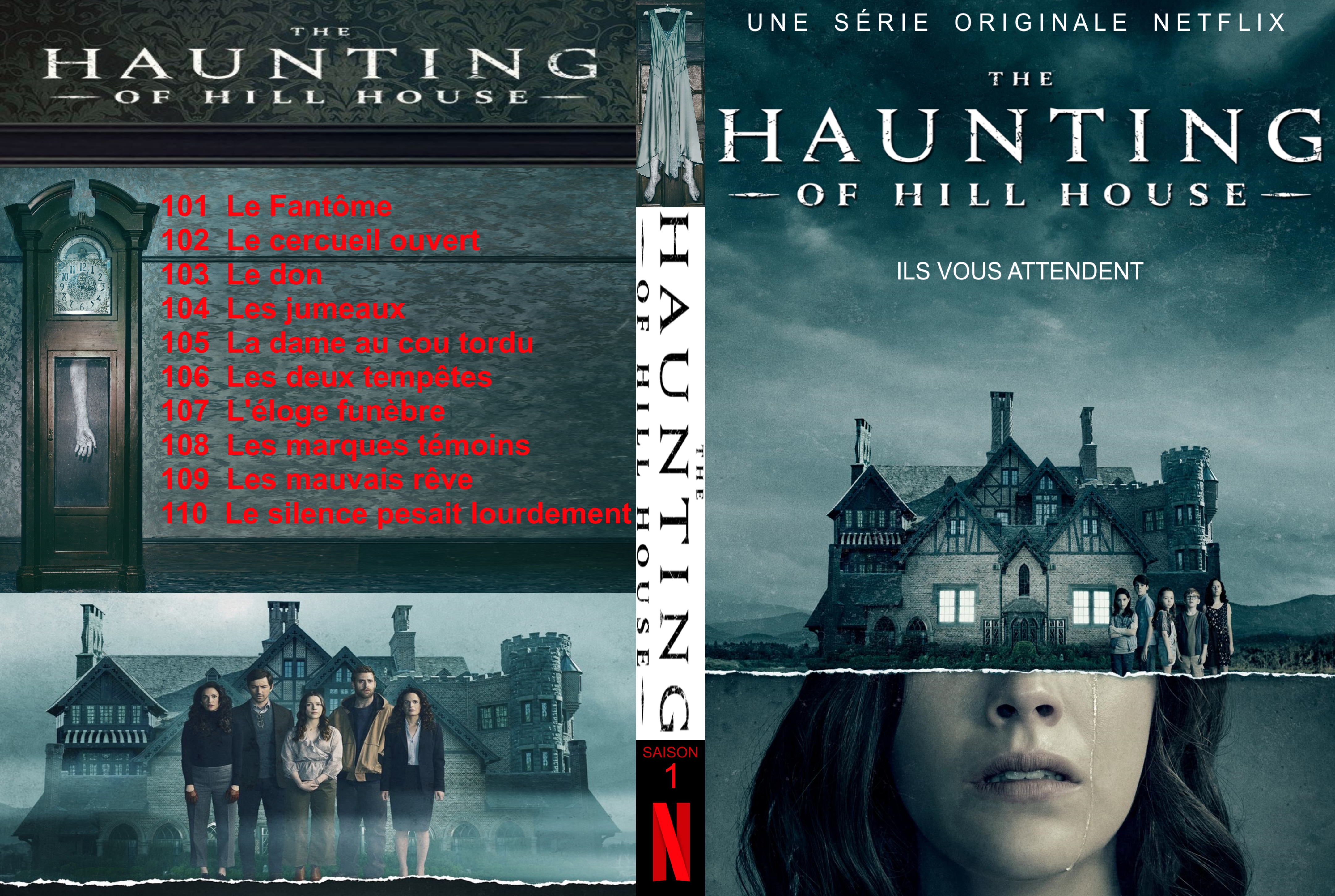 Jaquette DVD The Haunting of Hill House Saison 1 custom