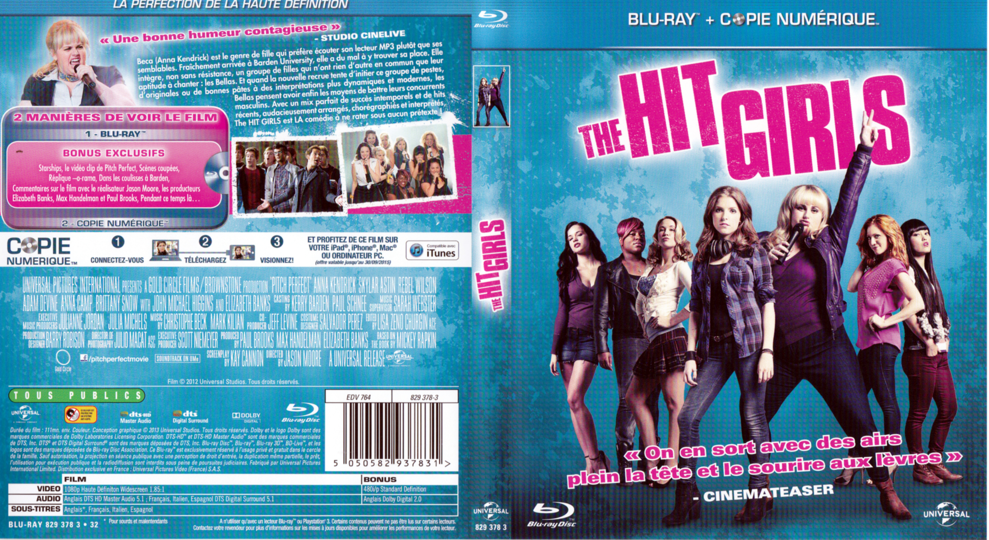 Jaquette DVD The Hit Girls (BLU-RAY)
