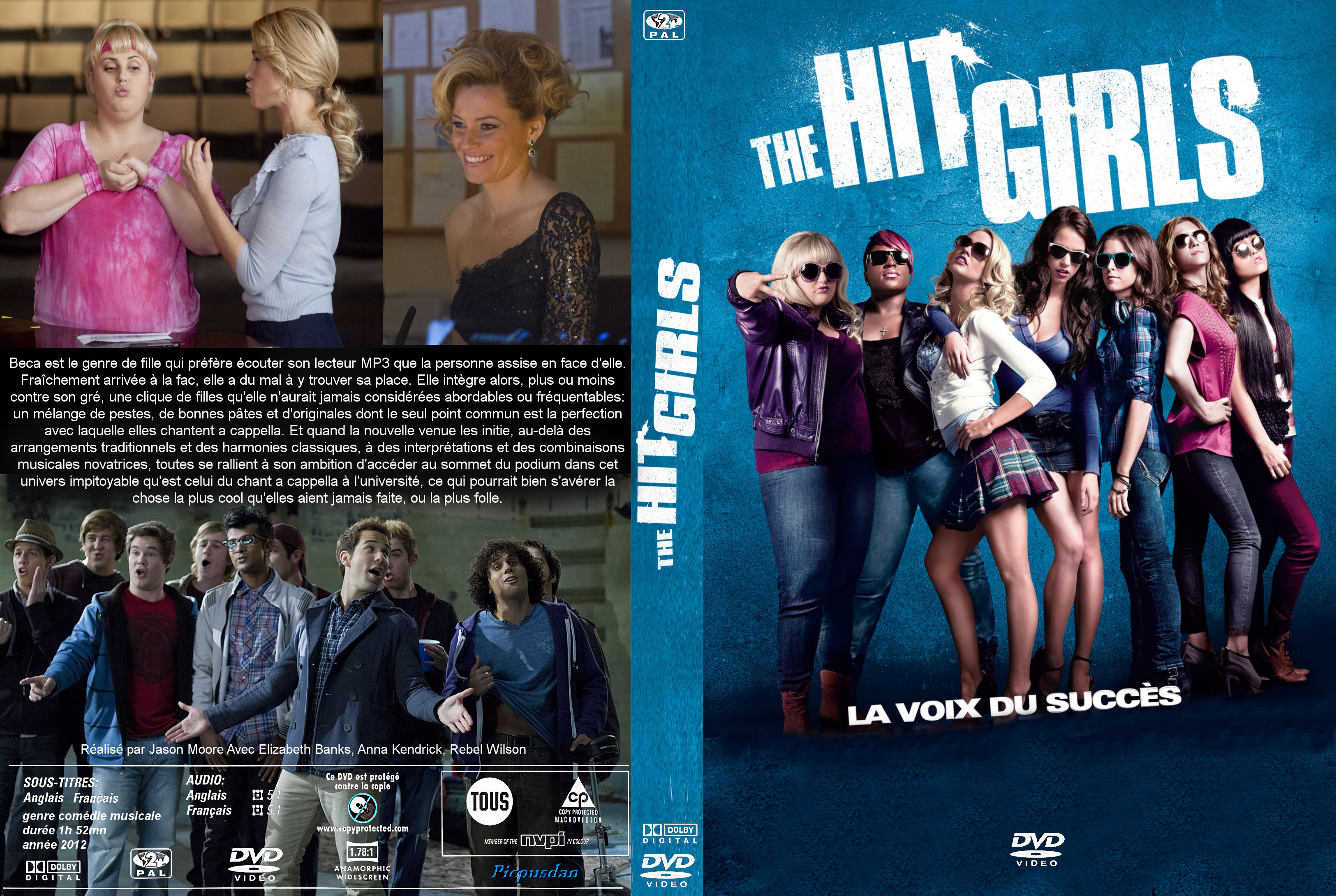 Jaquette DVD The Hit Girls custom