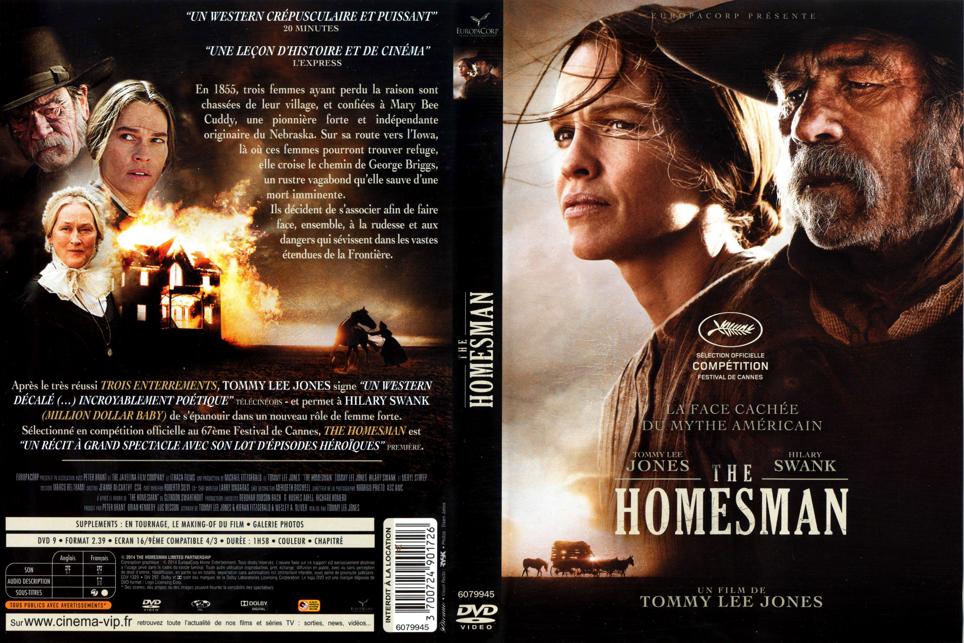 Jaquette DVD The Homesman