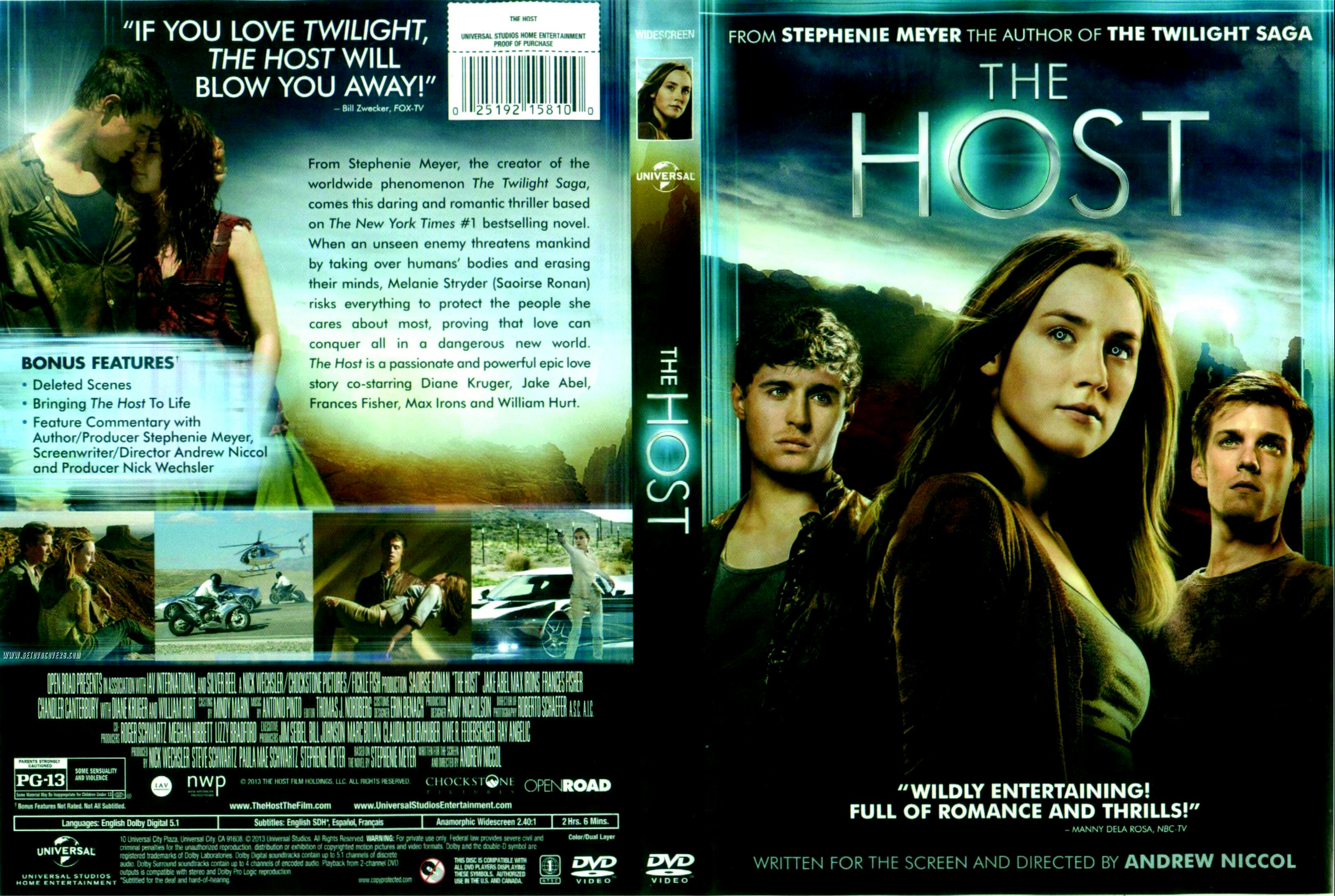 Jaquette DVD The Host - Les ames Vagabondes Zone 1