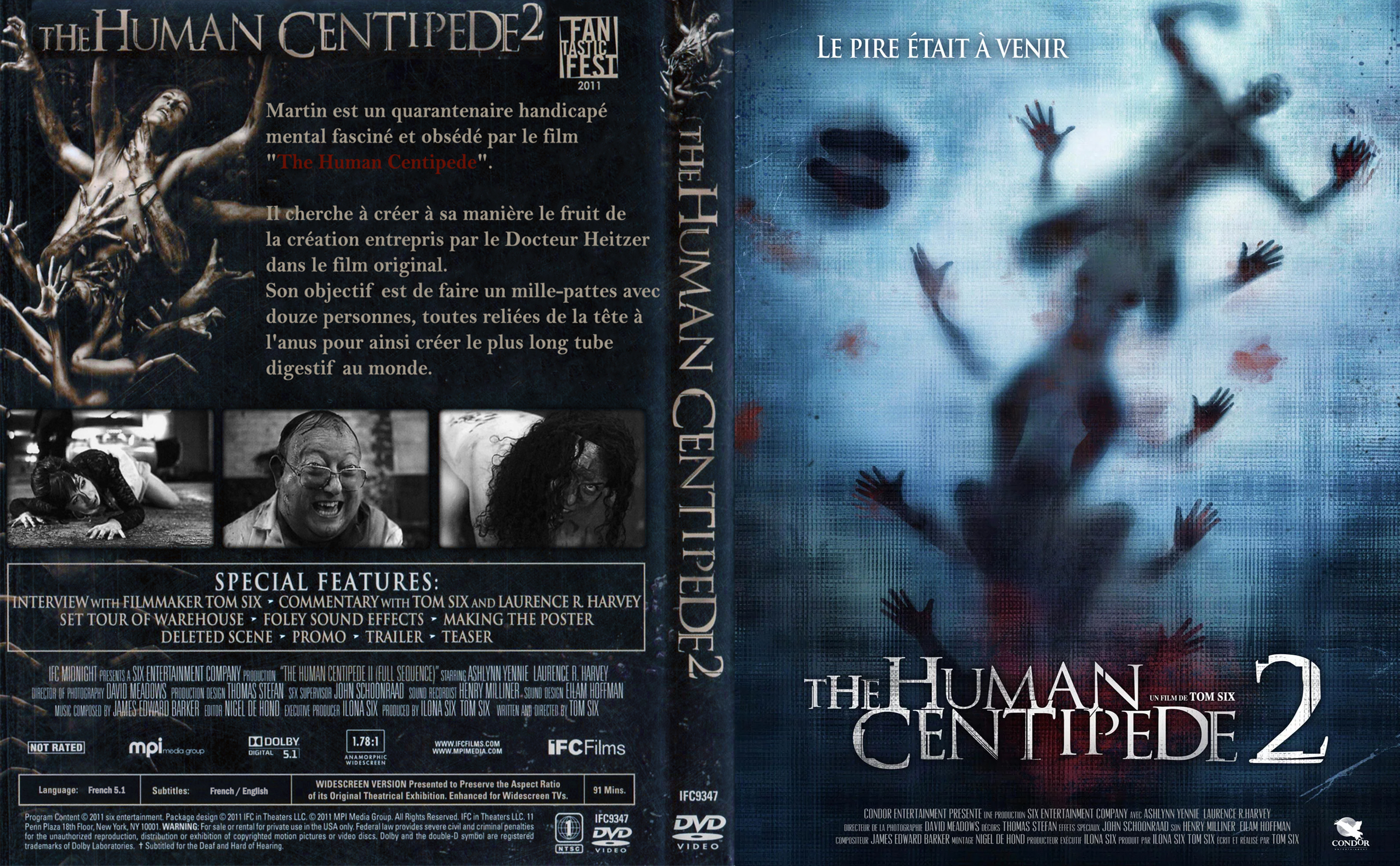 Jaquette DVD The Human Centipede 2