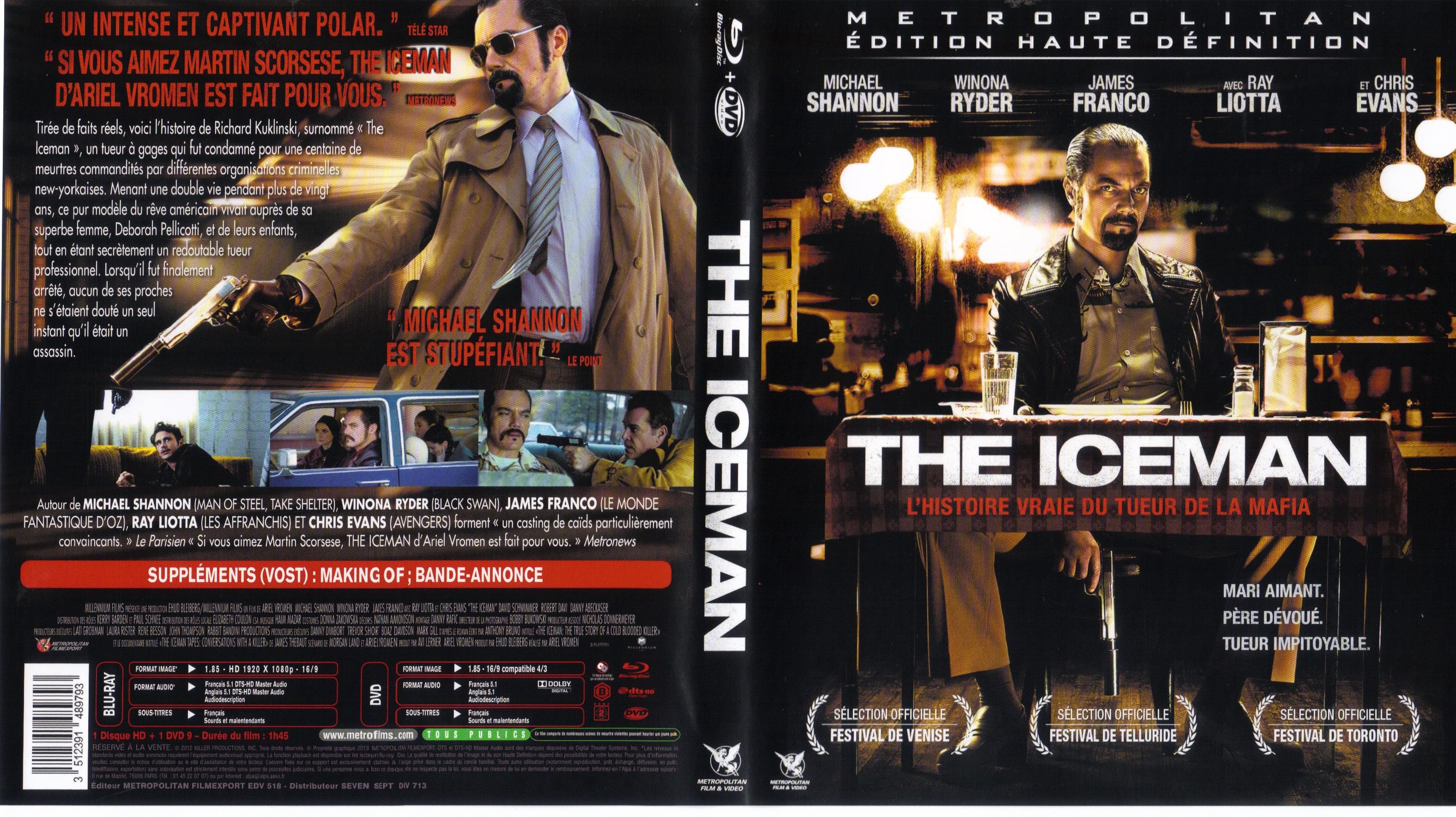 Jaquette DVD The Iceman (BLU-RAY)