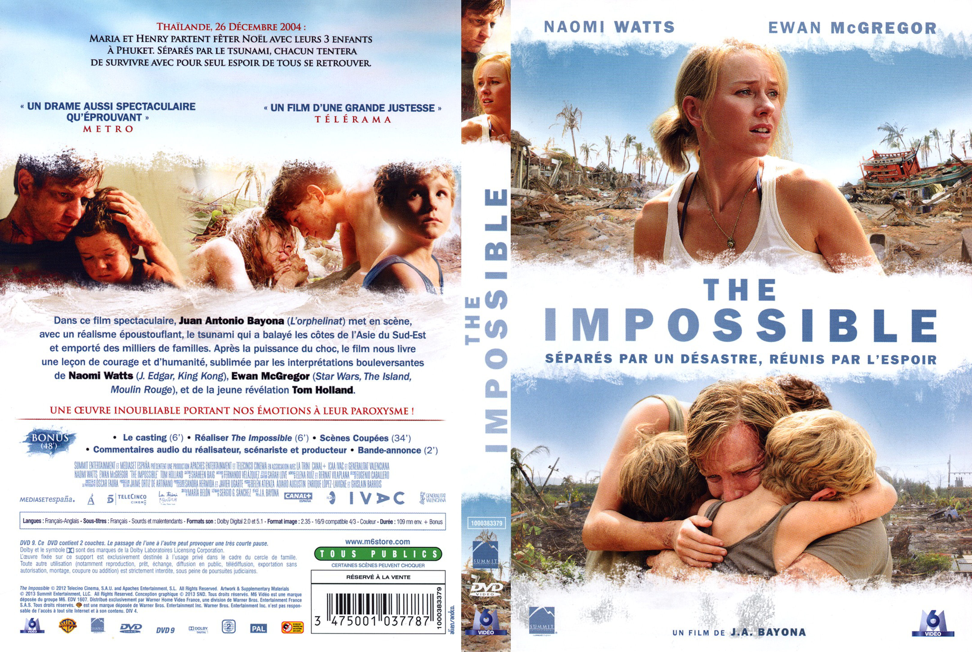 Jaquette DVD The Impossible