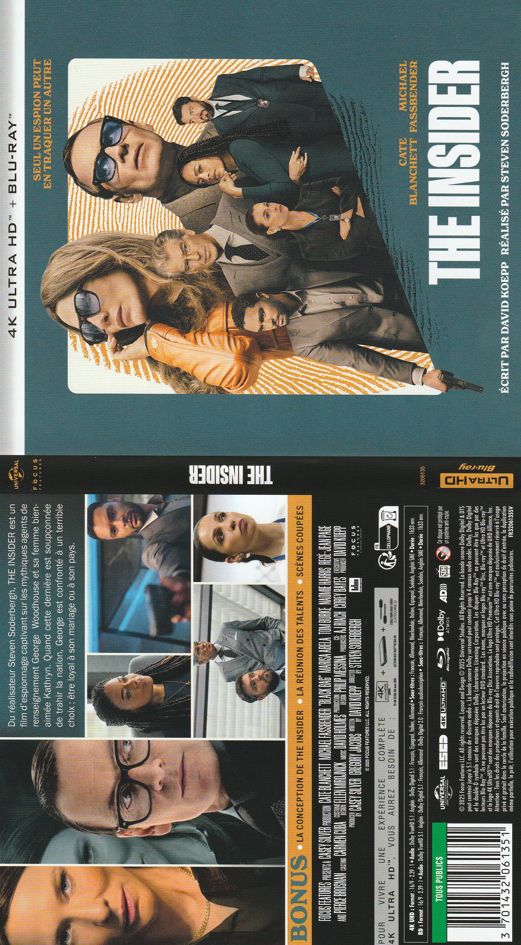 Jaquette DVD The Insider 4K (BLU-RAY)