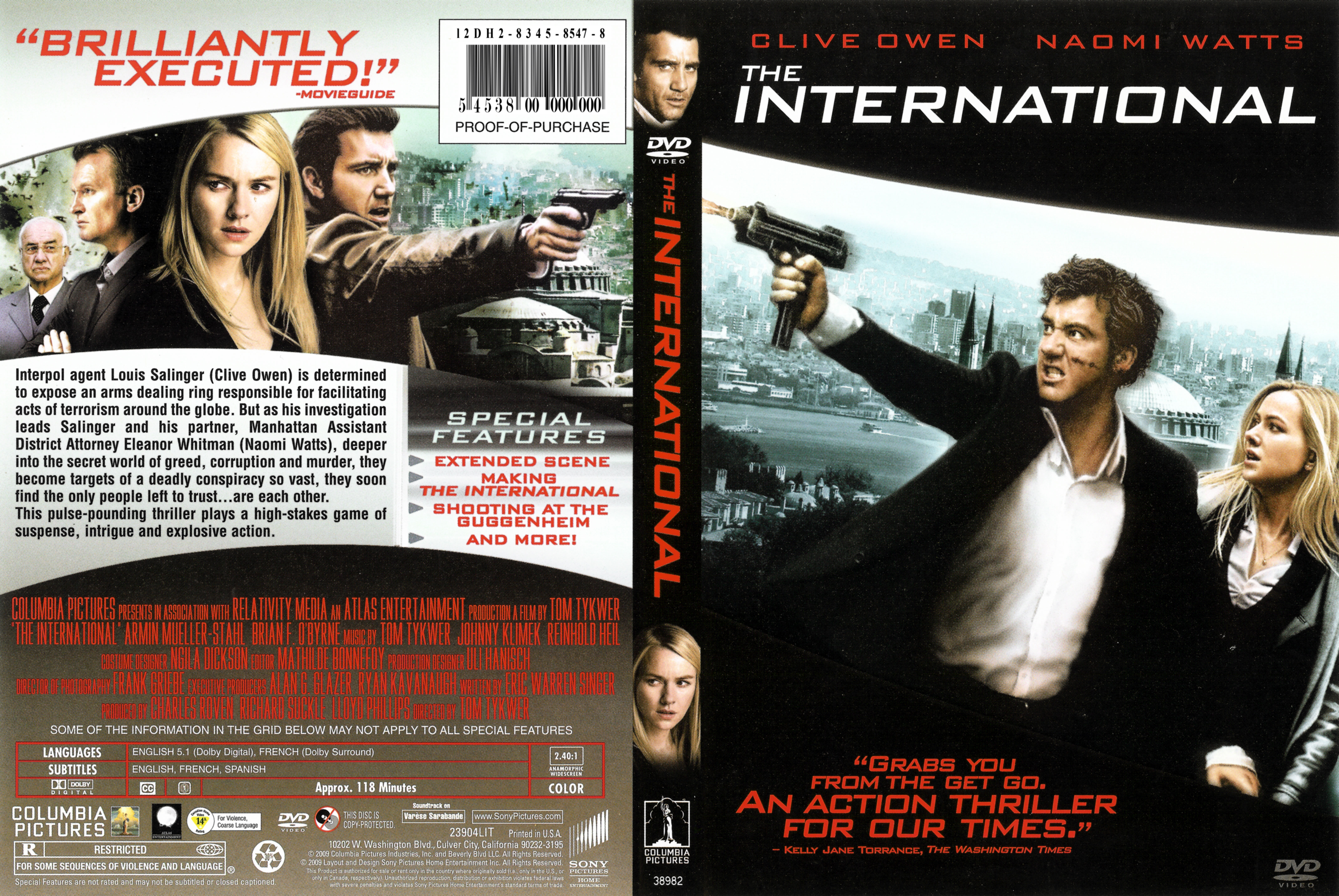 Jaquette DVD The International