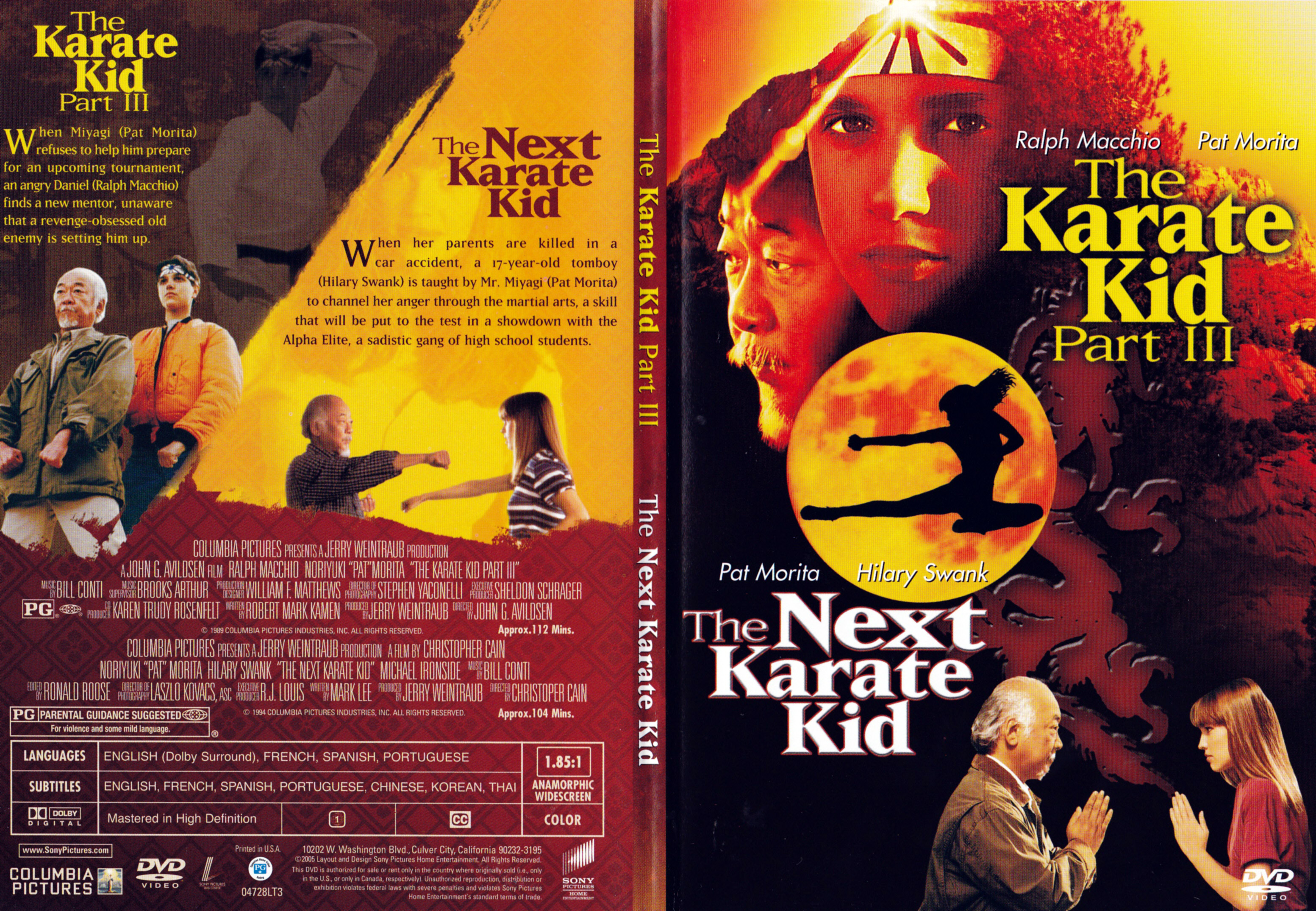 L Apollonide Souvenirs De La Maison Close Film Complet Jaquette DVD de The Karate Kid III + The next karate Kid (Canadienne