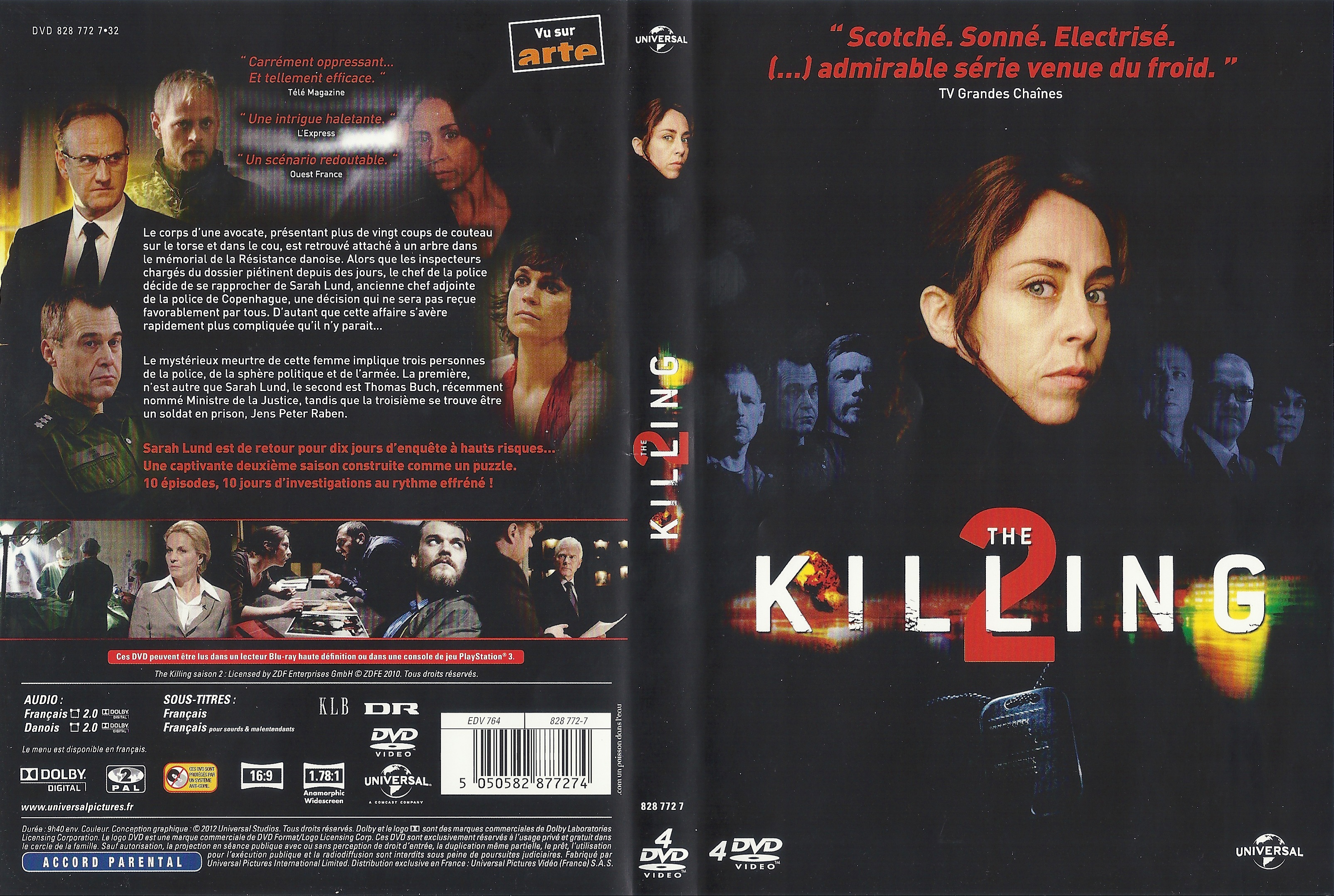 Jaquette DVD The Killing Saison 2