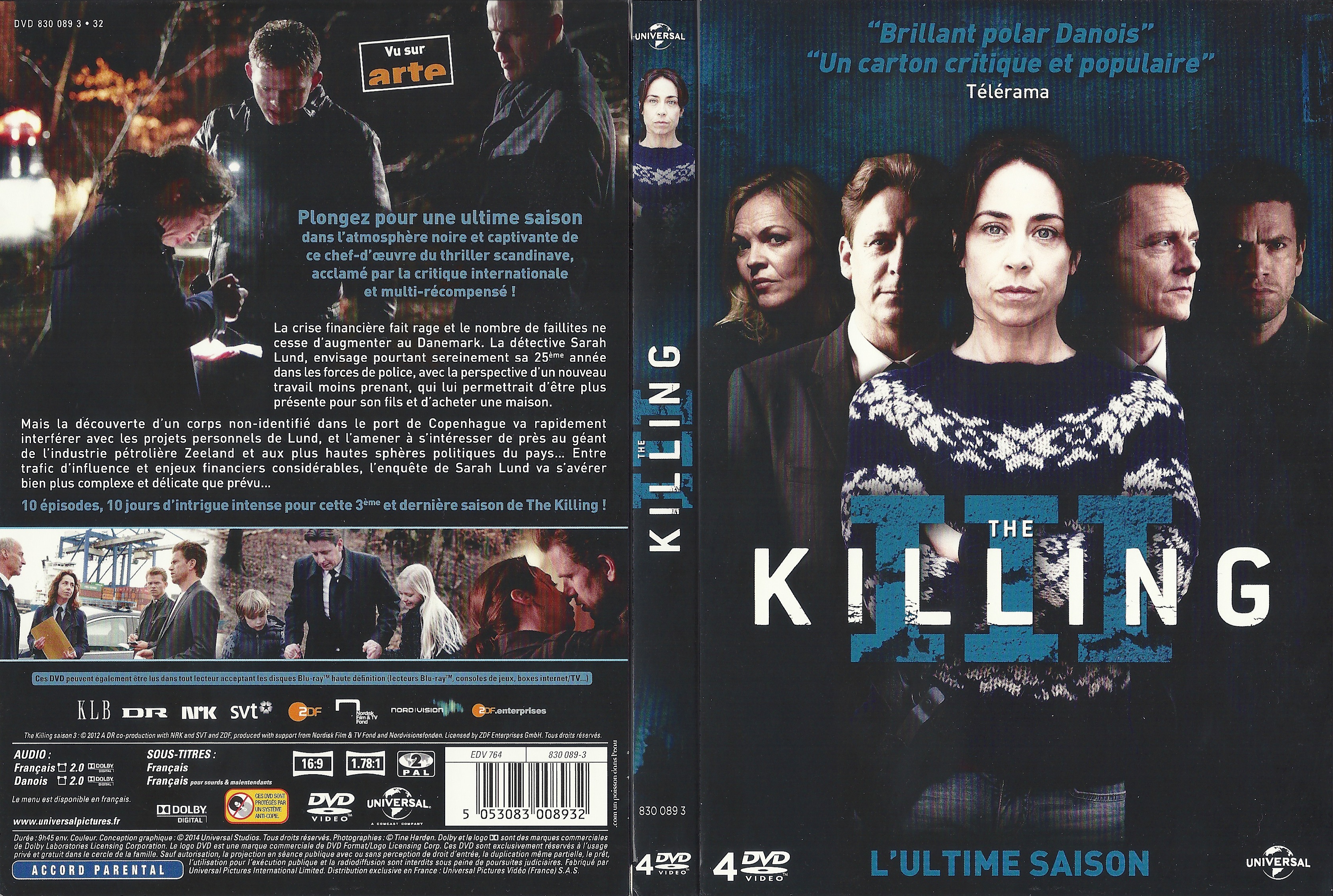 Jaquette DVD The Killing Saison 3