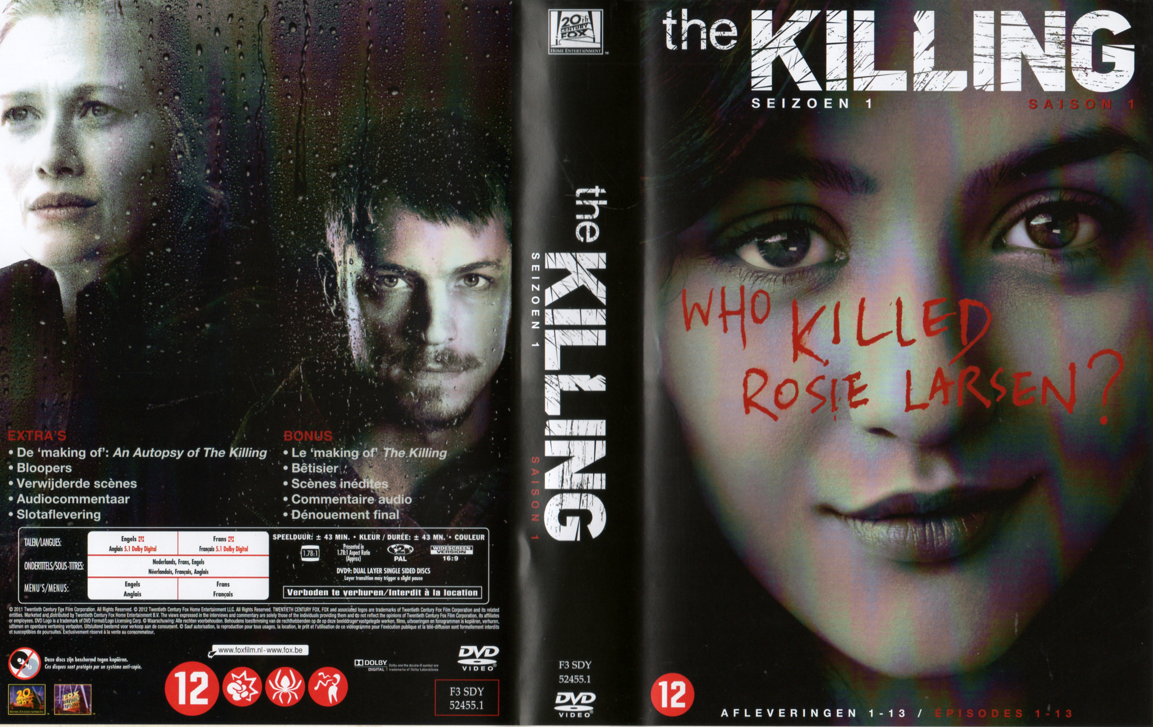 Jaquette DVD The Killing (US) Saison 1