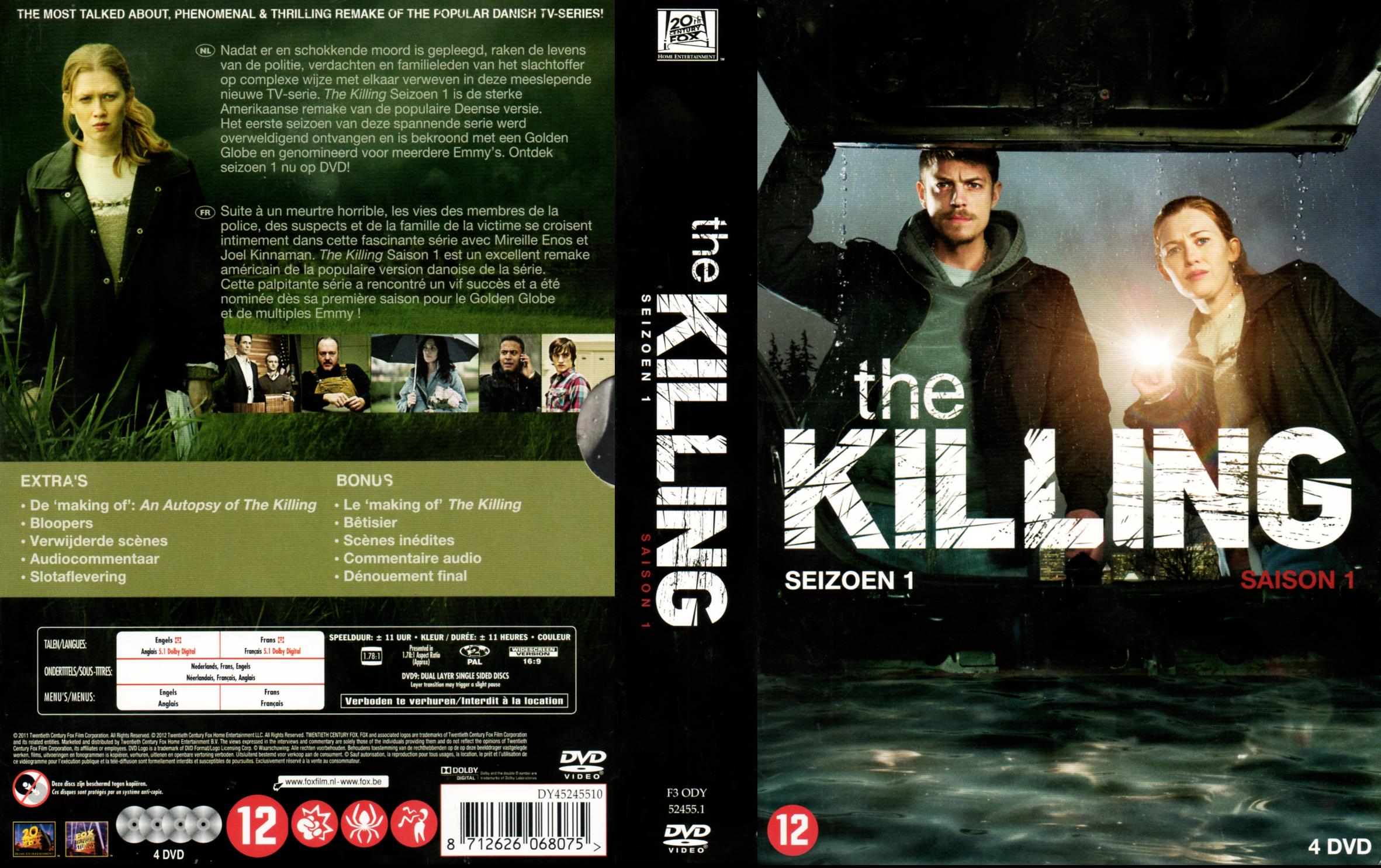 Jaquette DVD The Killing (US) Saison 1 v2