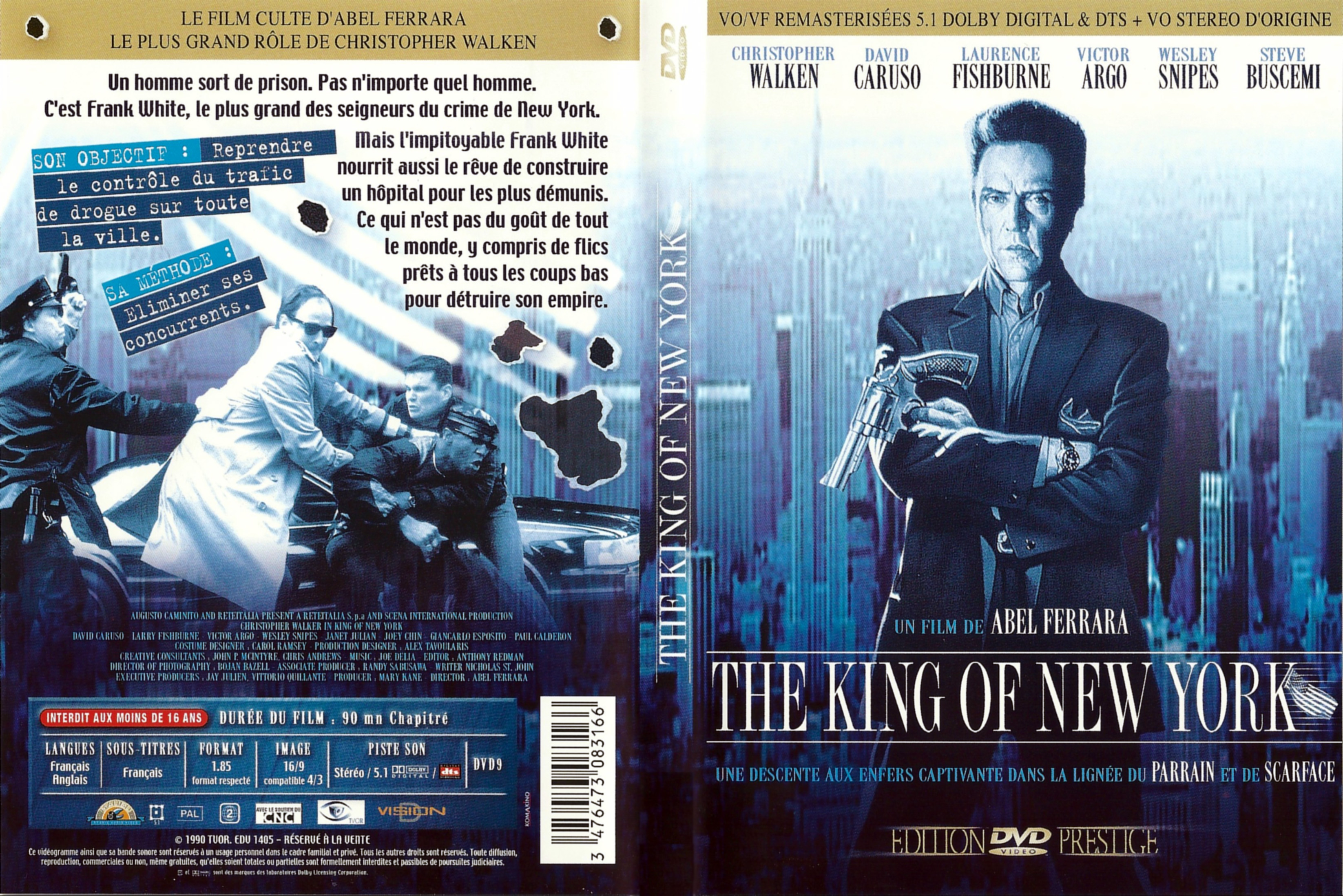 Jaquette DVD The King of New York